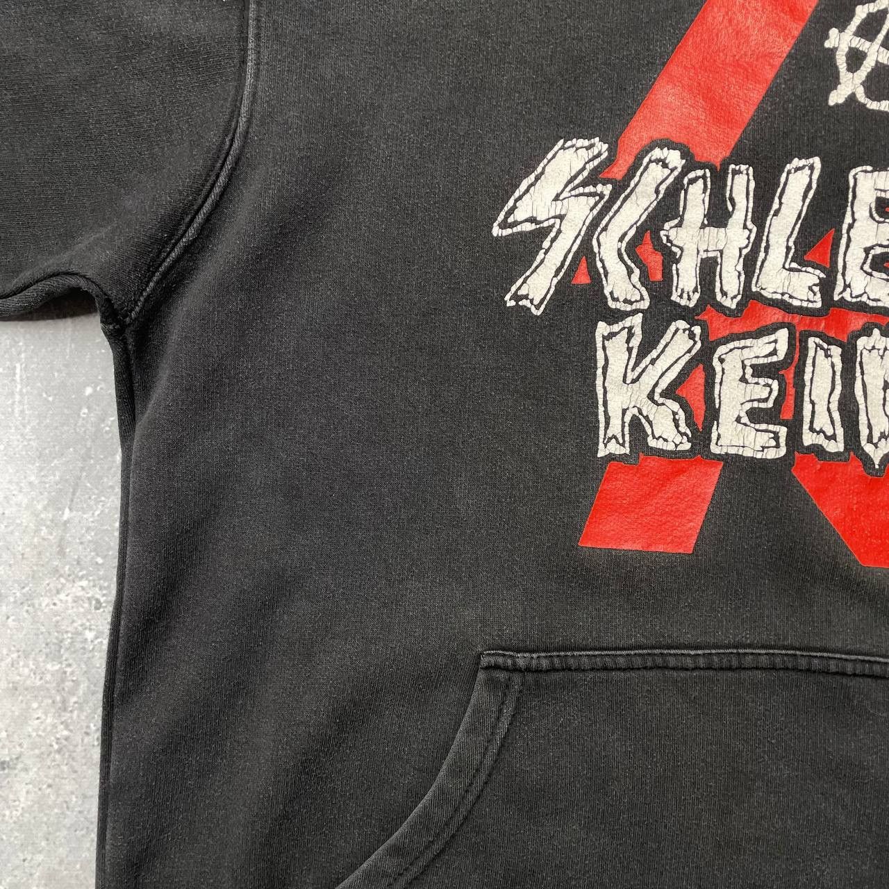 Band Tees × Vintage Vintage 2000s Schleim-Keim Band Hoodie Faded Black Size L Size US L / EU 52-54 / 3 - 8 Thumbnail