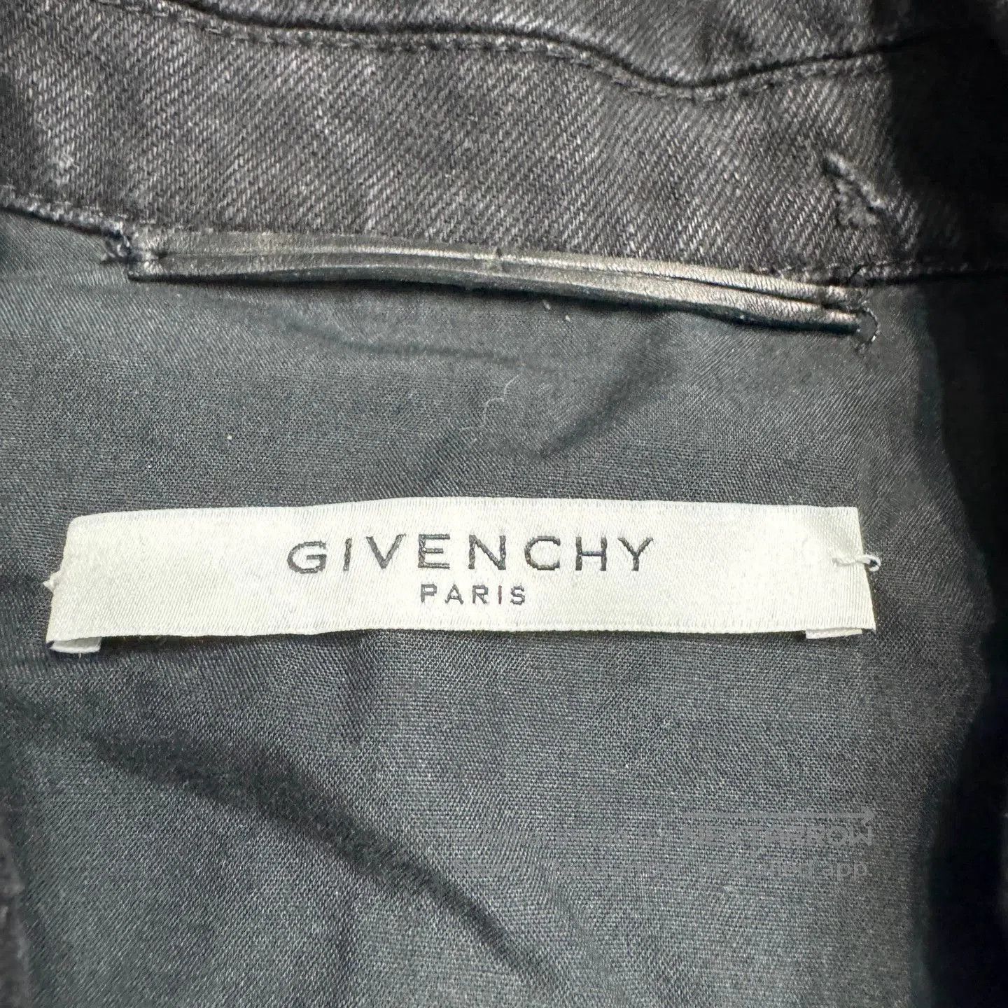 Givenchy Black Distressed Denim Jacket. Size US M / EU 48-50 / 2 - 2 Thumbnail