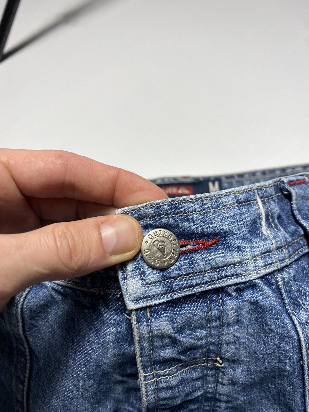 JNCO × Quiksilver × Vintage Vintage Quicksilver baggy rap oversized prison denim jeans Size US 31 - 11 Thumbnail