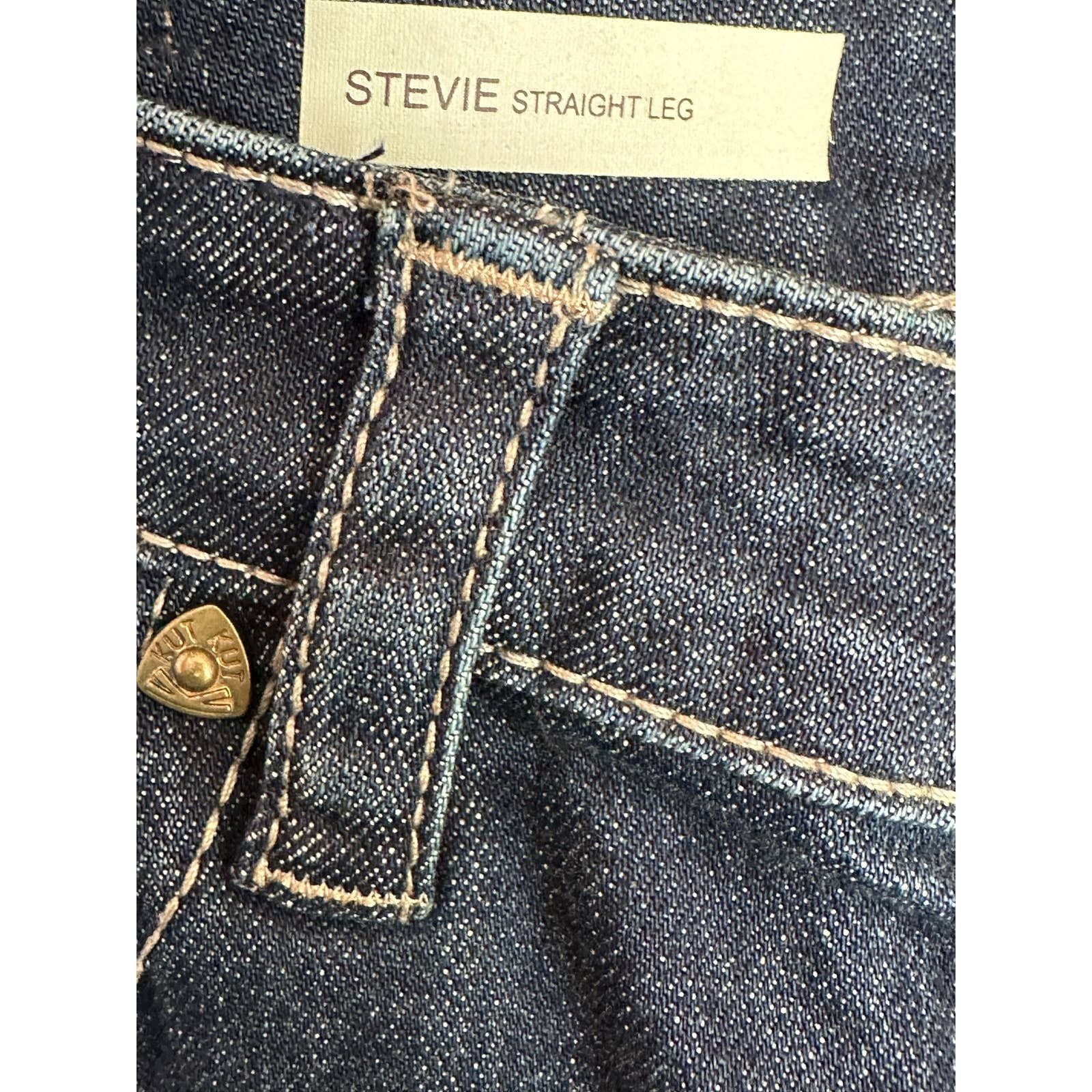 From The First KUT Stevie blue straight legs stretch jeans size 2 Size 26" / US 2 / IT 38 - 7 Thumbnail