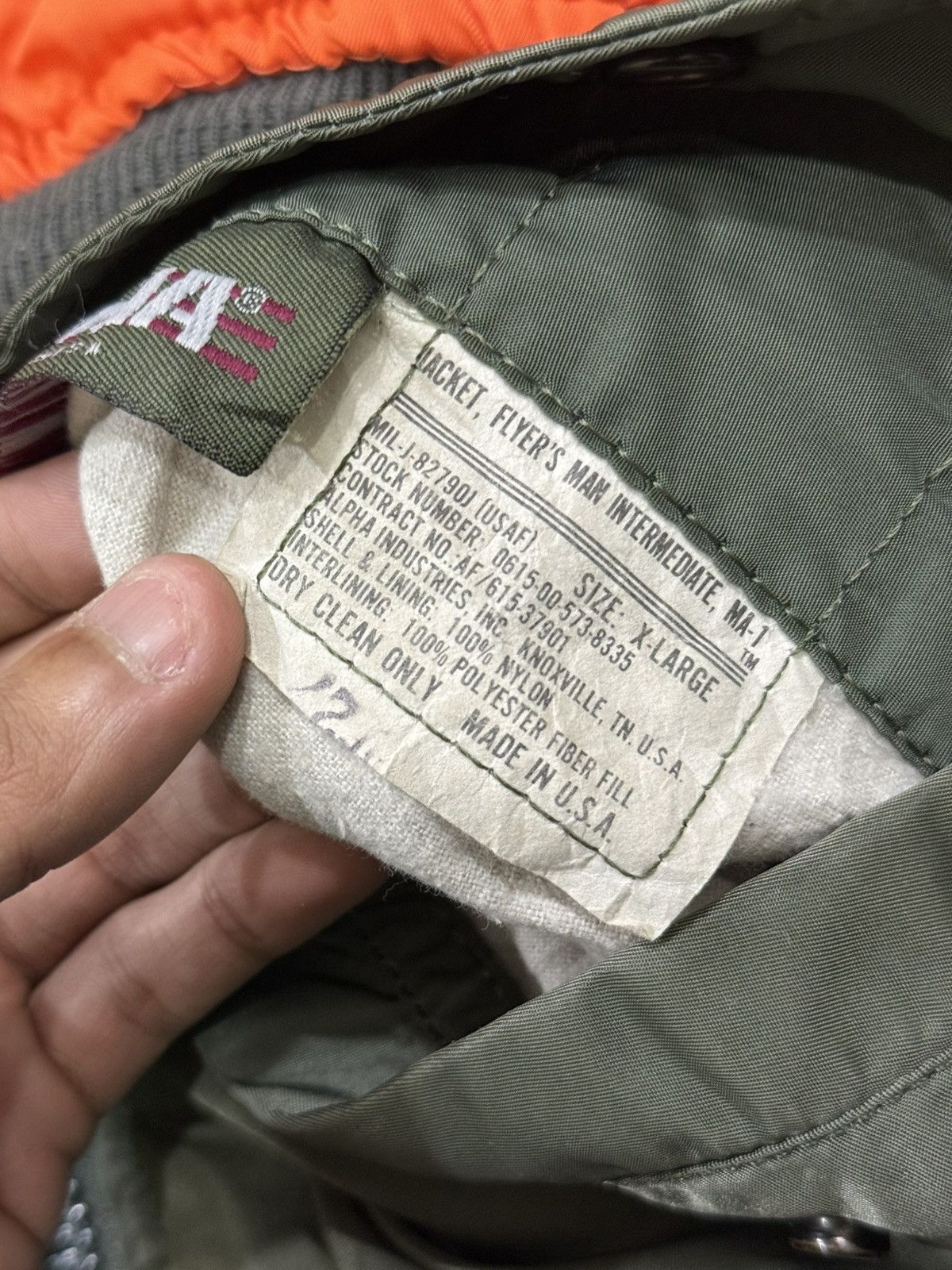 Alpha Industries Vintage Alpha Industries Reversible Bomber Jacket Size US XL / EU 56 / 4 - 18 Thumbnail