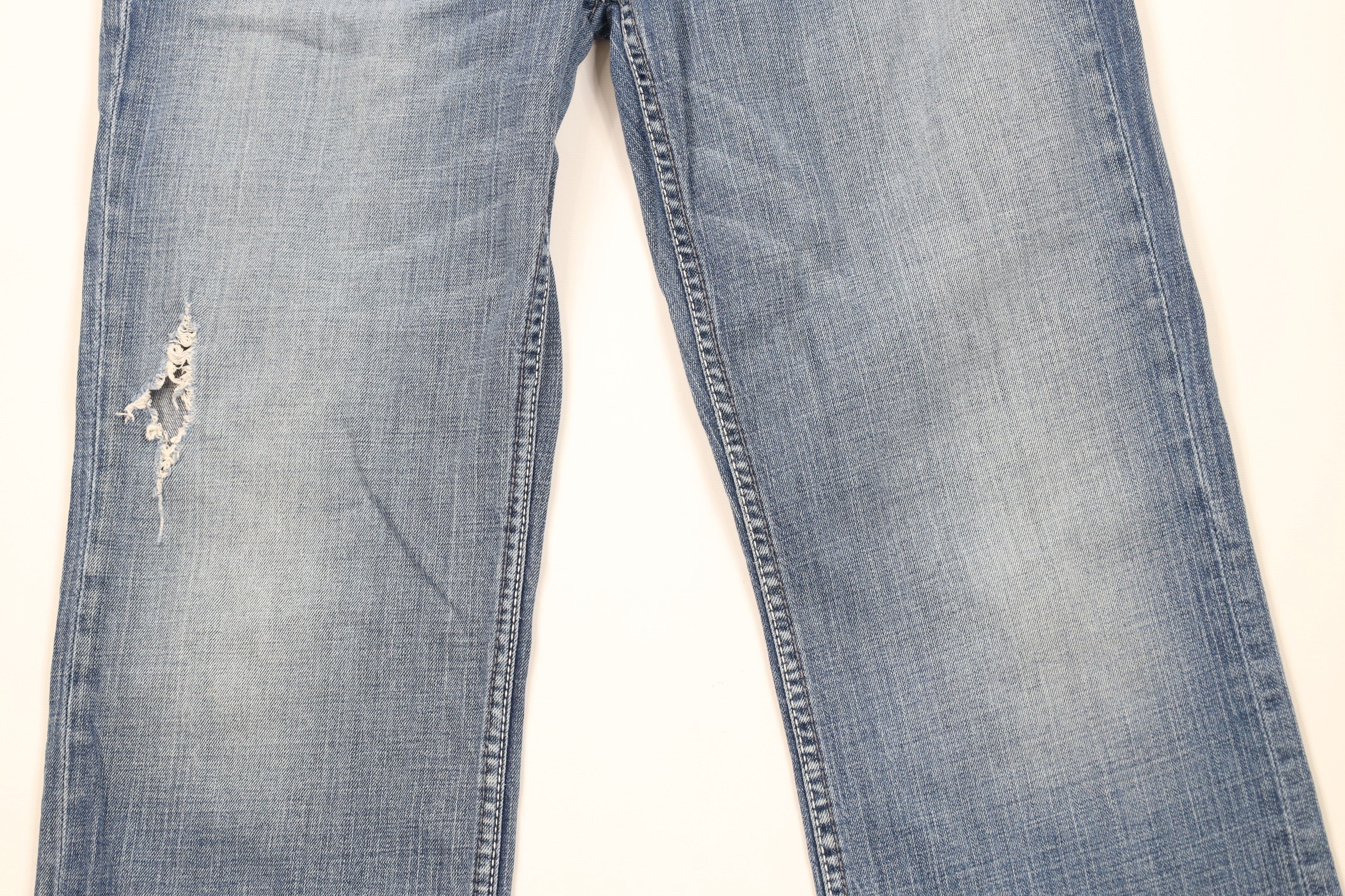 Vintage Buckle BKE Stitch Stretch Tyler Straight Leg Denim Jeans Size US 33 - 3 Thumbnail