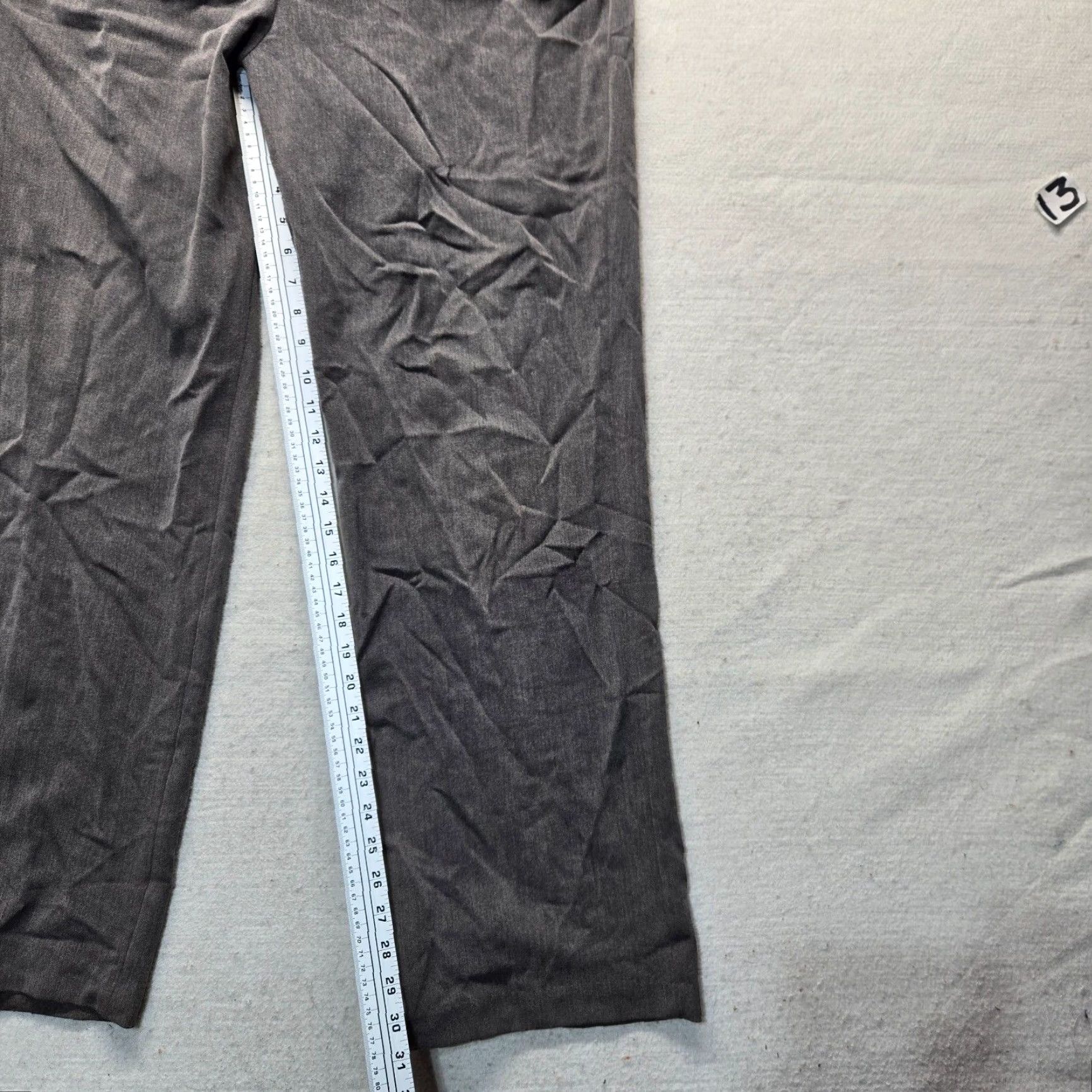 Gloria Vanderbilt Gloria Vanderbilt Women's Pants Gray 16 Ponte Straight-Leg Dress Pants Size 38" / US 16 / IT 52 - 6 Thumbnail