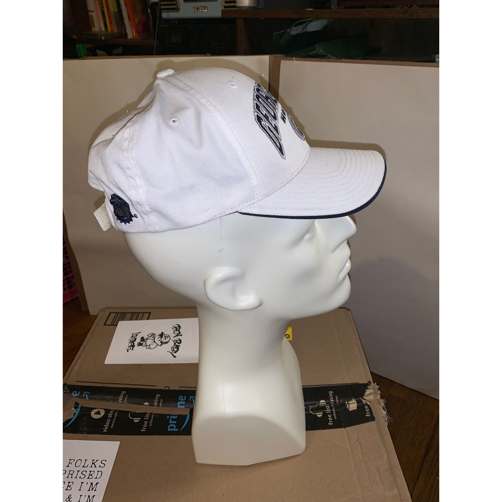 Colosseum Athletics Georgetown Hoyas Hat White Adjustable NCAA Colosseum Size ONE SIZE - 2 Thumbnail