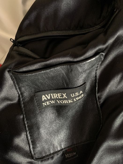Avirex AVIREX leather jacket, New Millennium, vintage 90s hip hop M Size US M / EU 48-50 / 2 - 5 Thumbnail