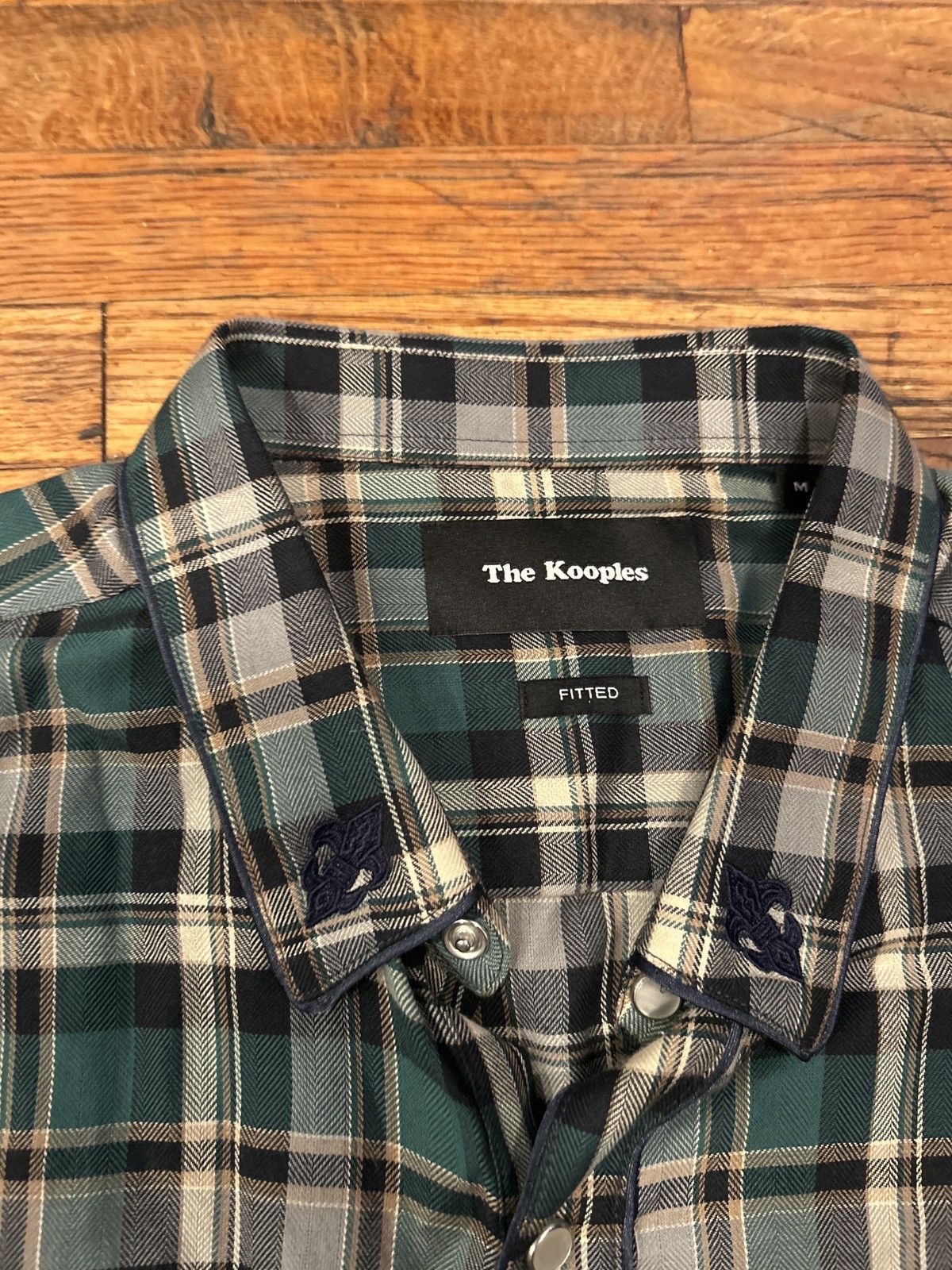 The Kooples Pearl Snap Button Up Size US M / EU 48-50 / 2 - 2 Thumbnail