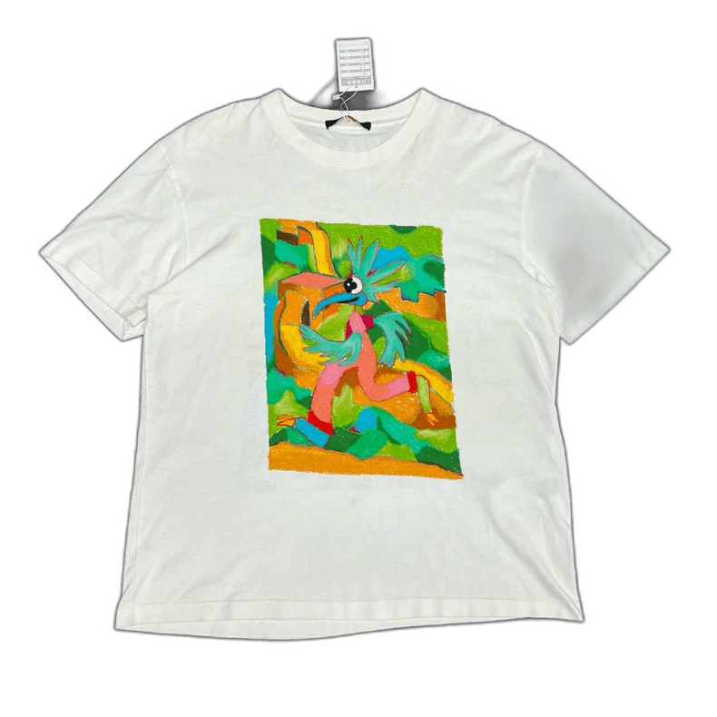 Louis Vuitton Louis Vuitton Cartoon Graffiti Short Sleeve Shirt Size US M / EU 48-50 / 2 - 1 Thumbnail