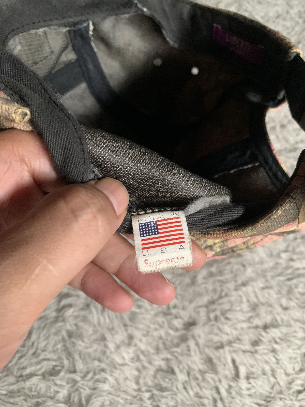 Supreme FW13 Supreme Liberty London Camp Cap Pink Floyd Thorgerson Size ONE SIZE - 4 Thumbnail