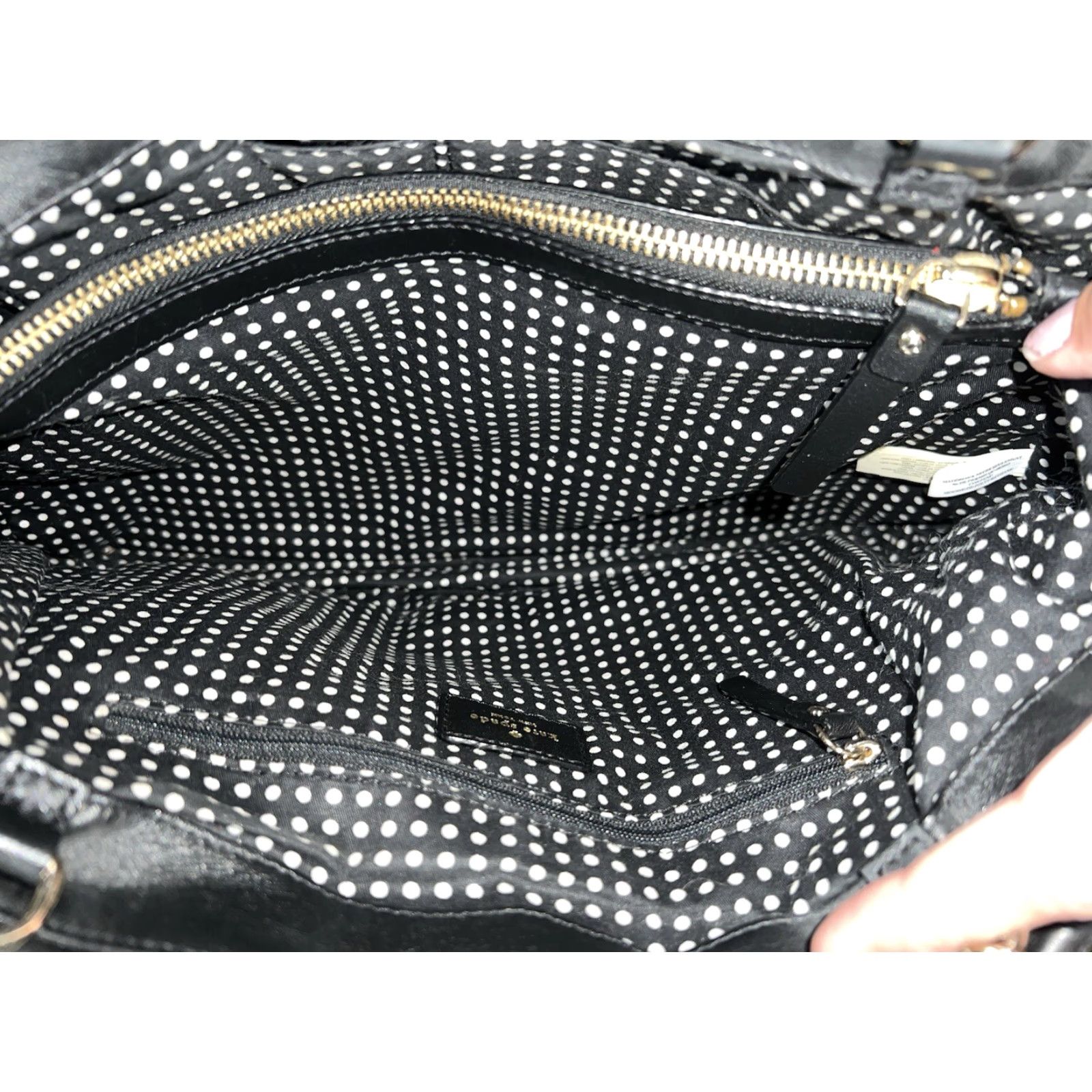 Vintage KATE SPADE Astor Court Elena Quilted Purse Shoulder Hand Bag Leather Black | Kate Spade New York | Women | Medium | Black | Quilted | Shoulder Bag Size ONE SIZE - 6 Thumbnail