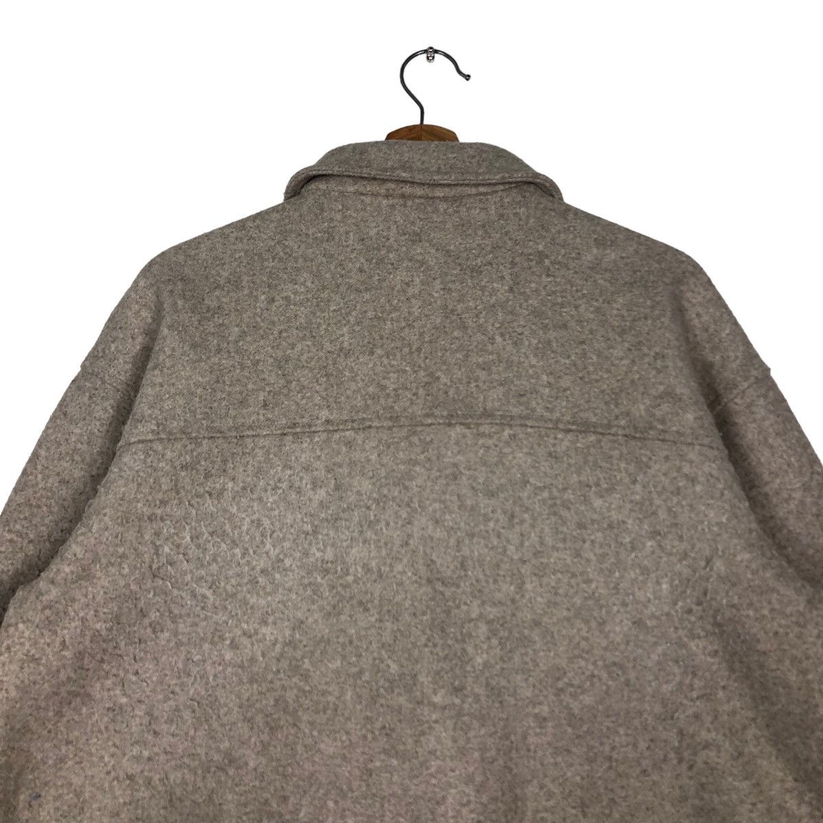 Japanese Brand 🔥Cropped Wool Biker Jacket Big Pocket Issey Miyake Size US M / EU 48-50 / 2 - 9 Thumbnail
