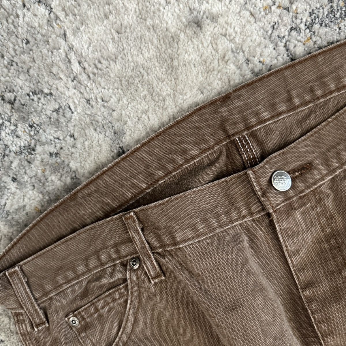 Dickies × StraightFaded × Vintage Vintage Y2K Dickies faded brown wide leg carpenter pants Size US 40 / EU 56 - 5 Thumbnail