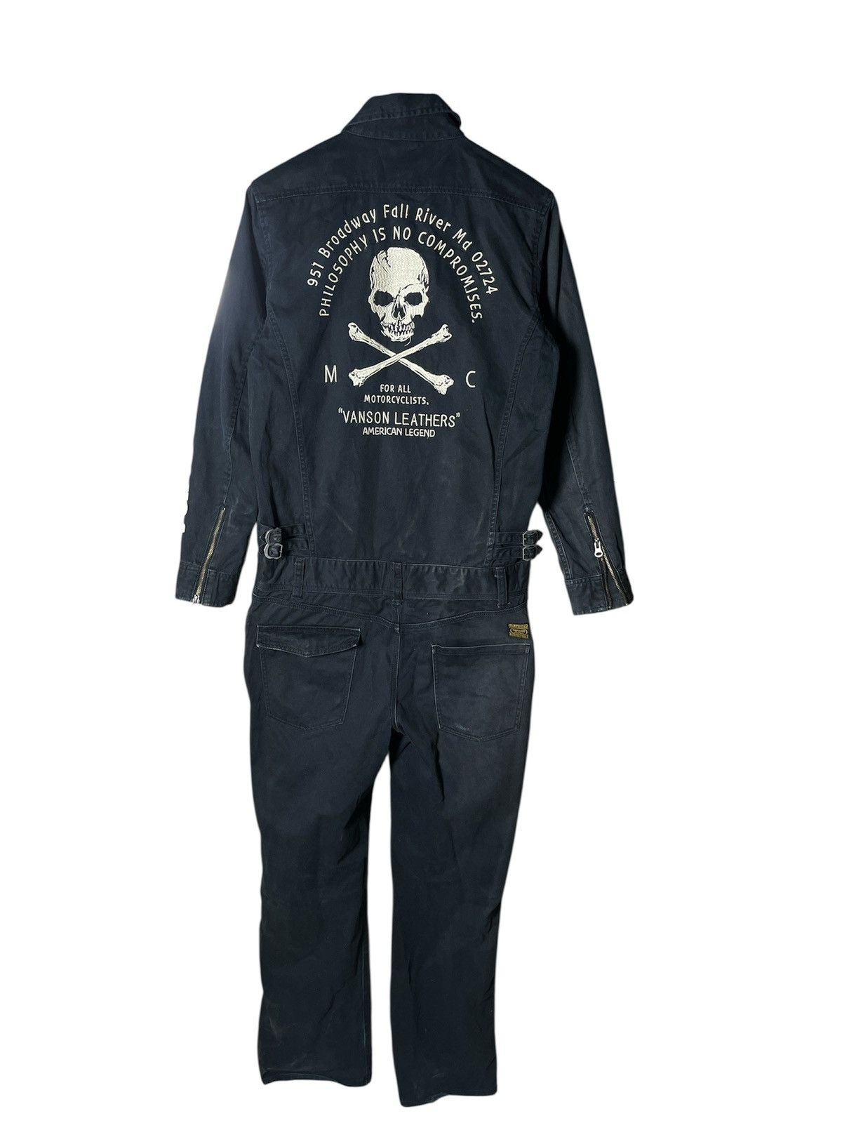 Vanson Leathers Vanson Leathers Crossbone Skull Coverall Size US M / EU 48-50 / 2 - 3 Thumbnail