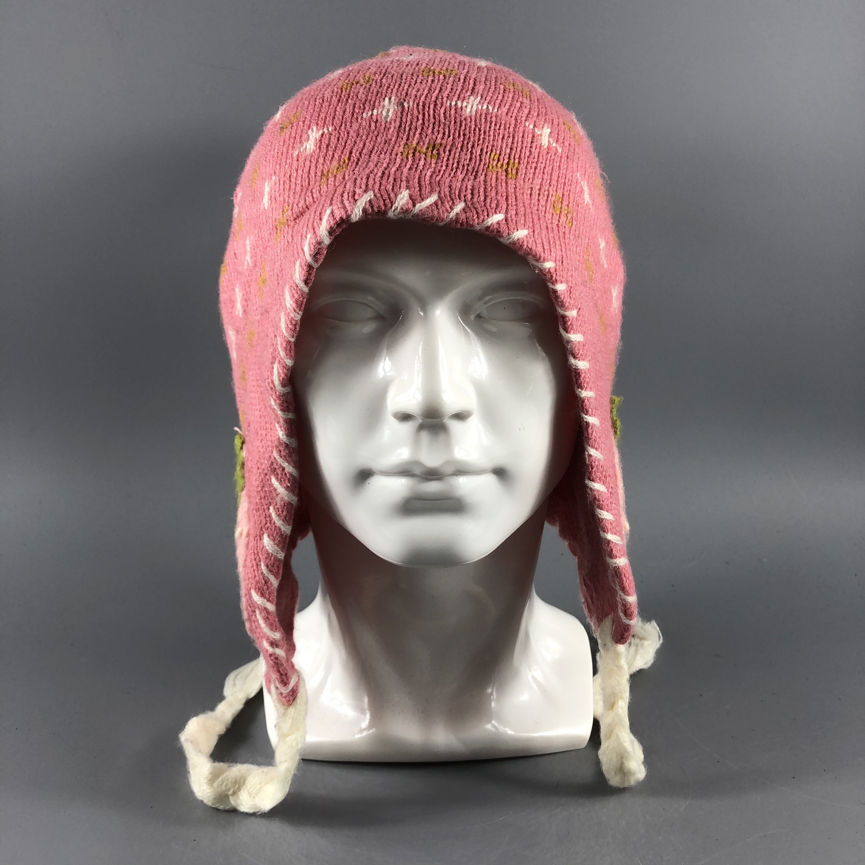 Japanese Brand × Vintage Womens Ear Flap Hat Beanie Snow Hat Snow Cap -D349 Size ONE SIZE - 2 Thumbnail