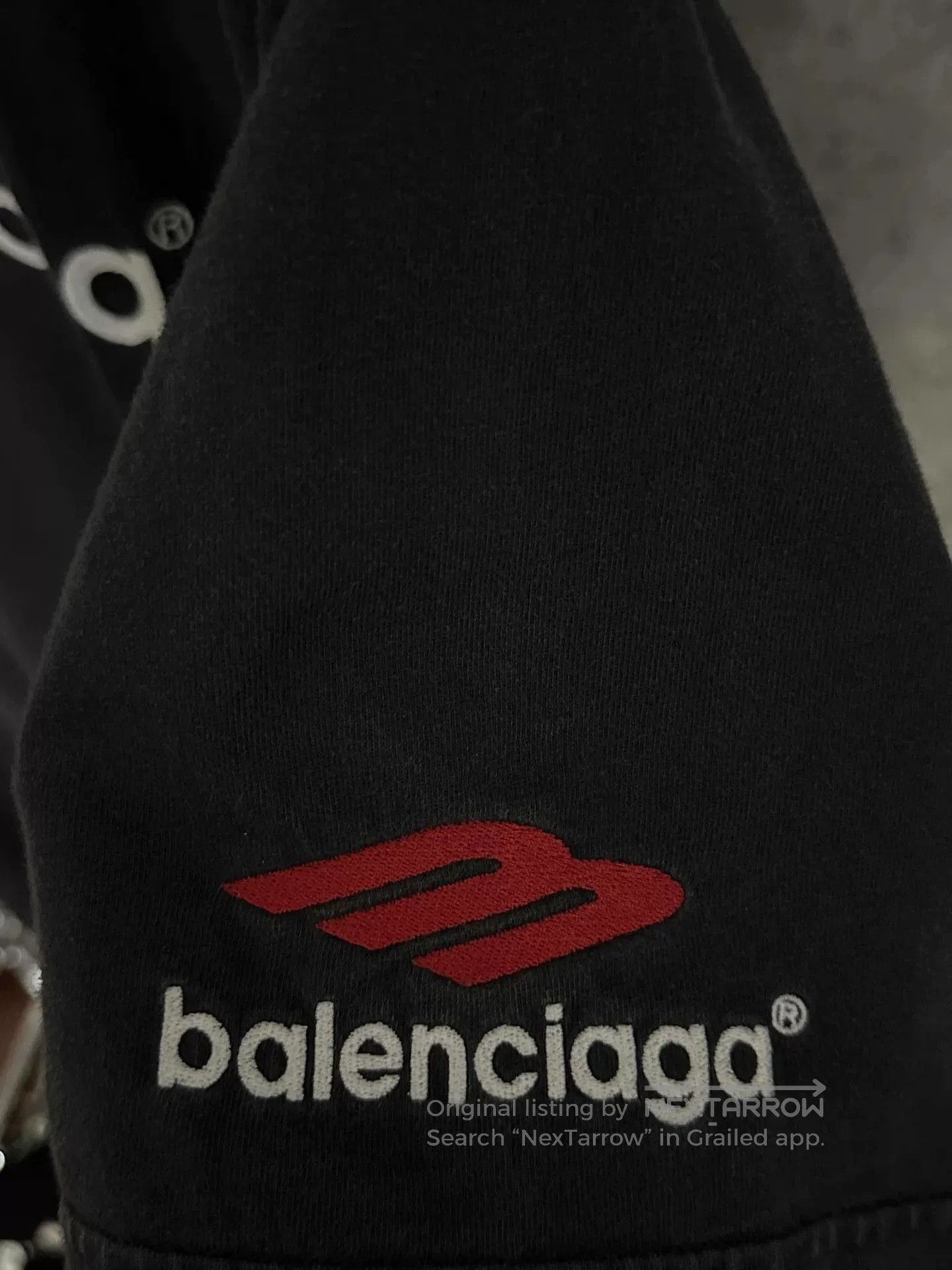 Balenciaga balenciaga short sleeve logo t-shirt black red. Size US L / EU 52-54 / 3 - 6 Thumbnail