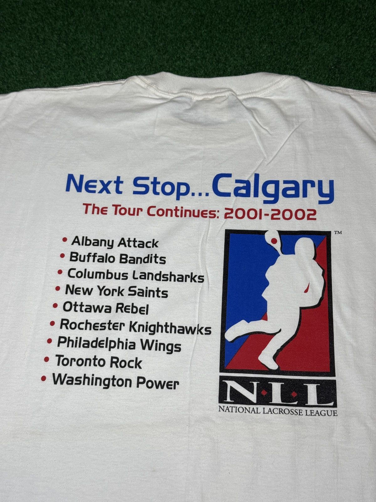 Vintage National Lacrosse League Vintage NIL XL T Shirt 26x30 Size US XL / EU 56 / 4 - 2 Thumbnail