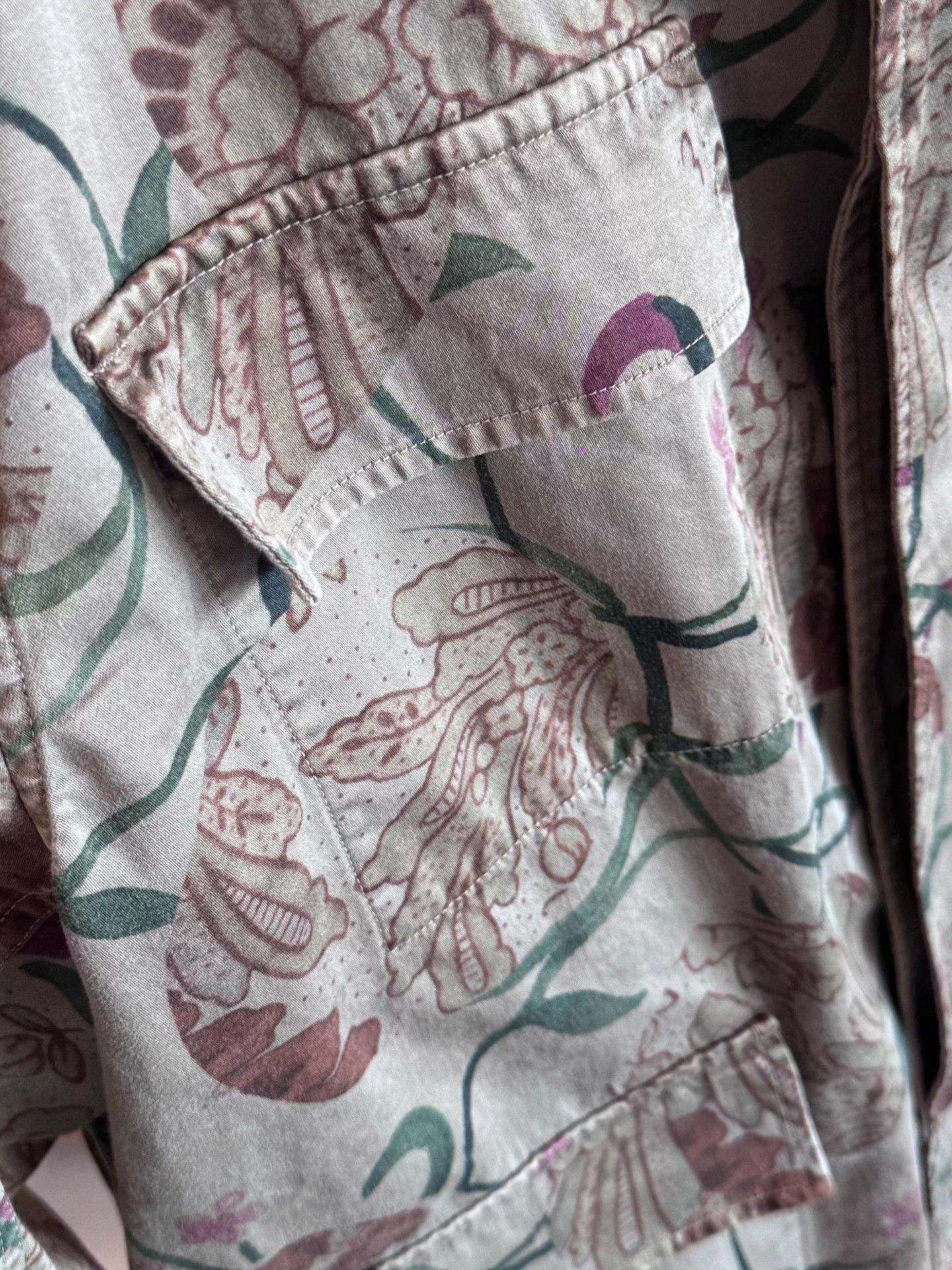 Our Legacy Our Legacy 24FW floral shirt jacket 48 worn once Size US M / EU 48-50 / 2 - 3 Thumbnail
