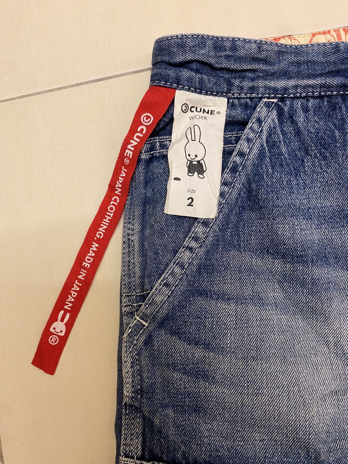 Japanese Brand CUNE Japan Double Knee Carpenter Jeans Size US 31 - 5 Thumbnail