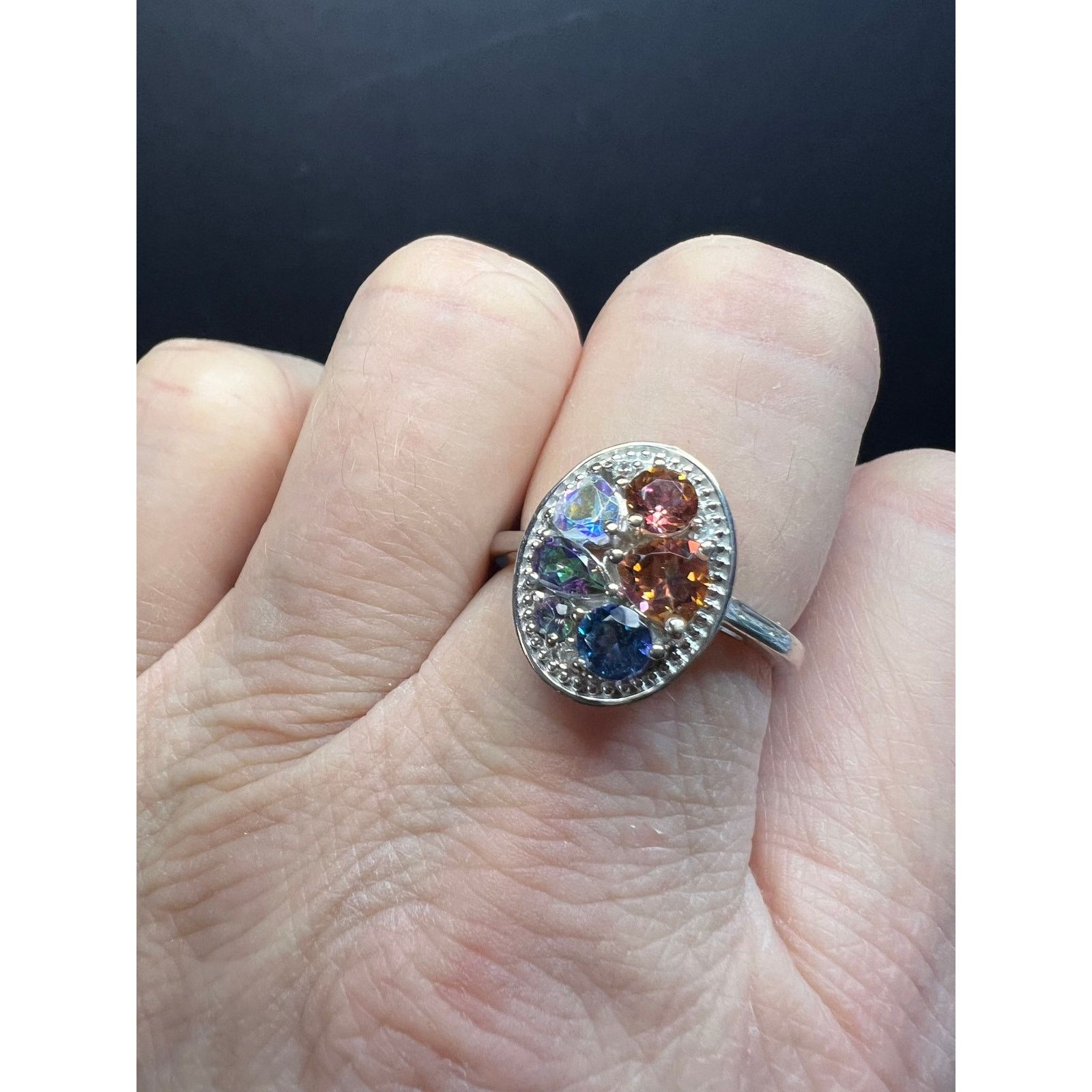 Other NEW cosmic mystic topaz ring in sterling silver size 8 Size ONE SIZE - 4 Thumbnail