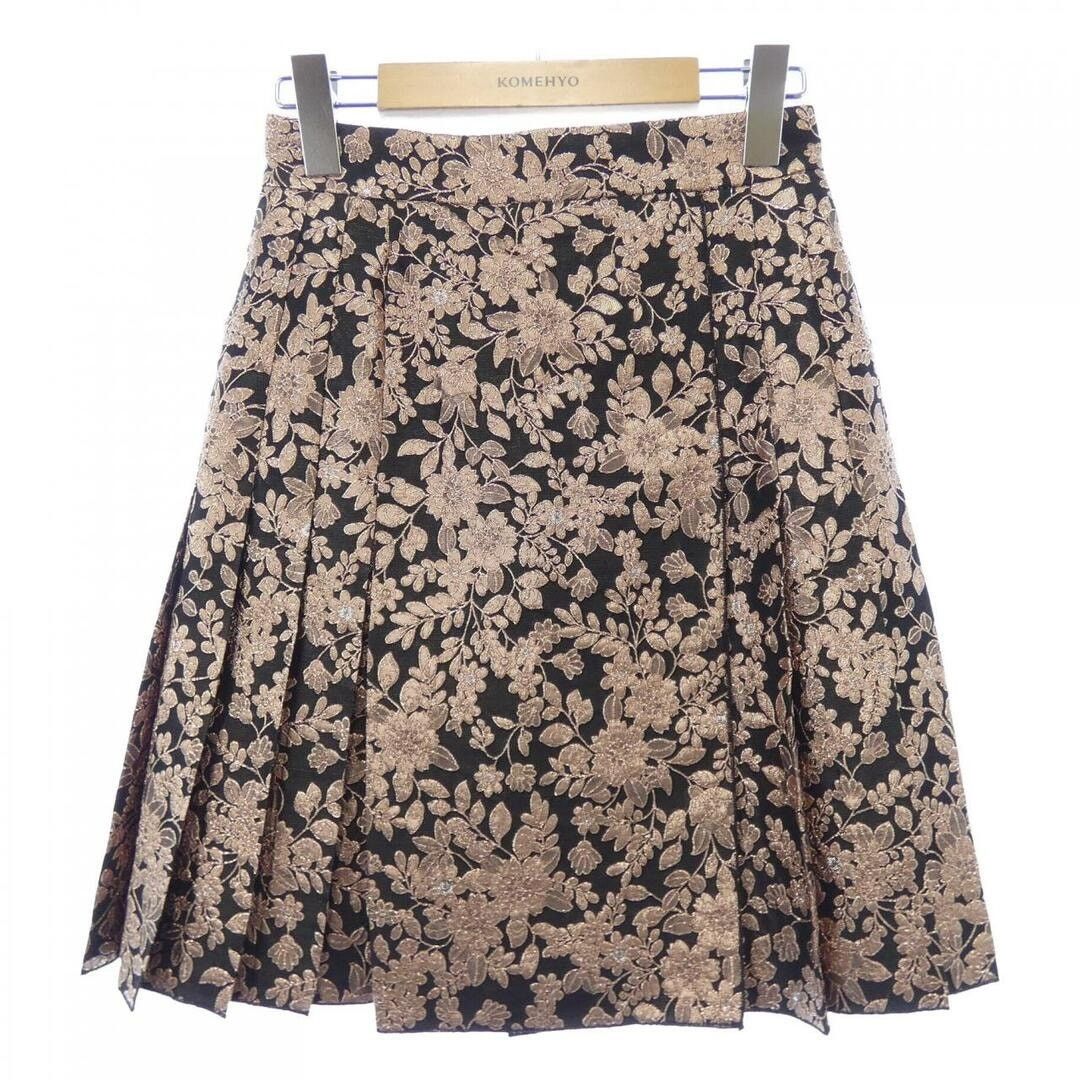 Dolce & Gabbana Dolce & Gabbana Gold Black Pleated Jacquard Mini Skirt IT 38 Size 26" / US 2 / IT 38 - 6 Thumbnail