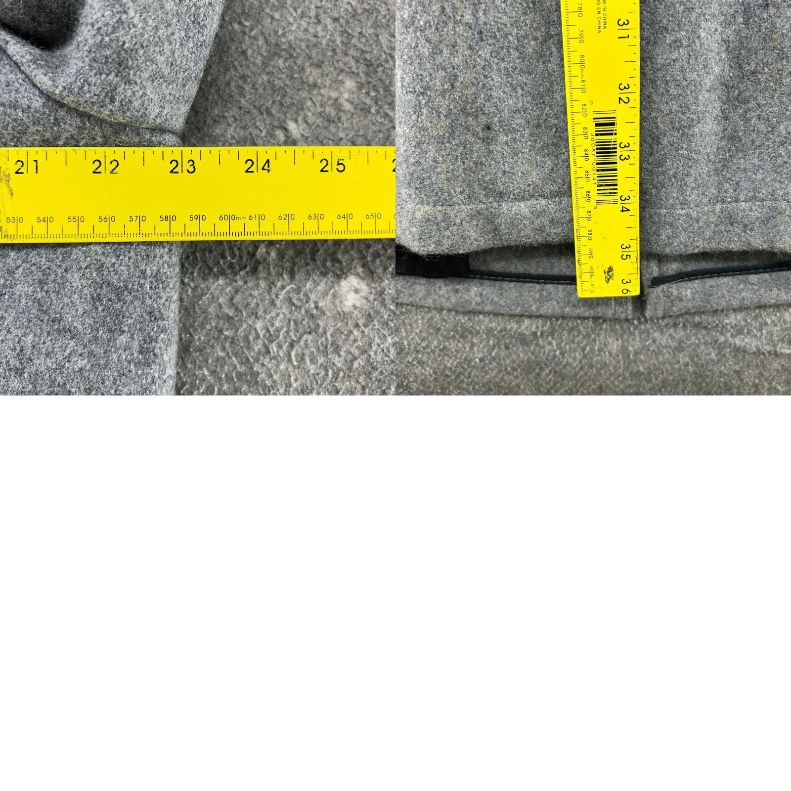 Vintage VINTAGE Casualcraft Coat Mens 42 Gray Overcoat Long Wool Trench Solid Tweed 90s Size US XS / EU 42 / 0 - 10 Thumbnail