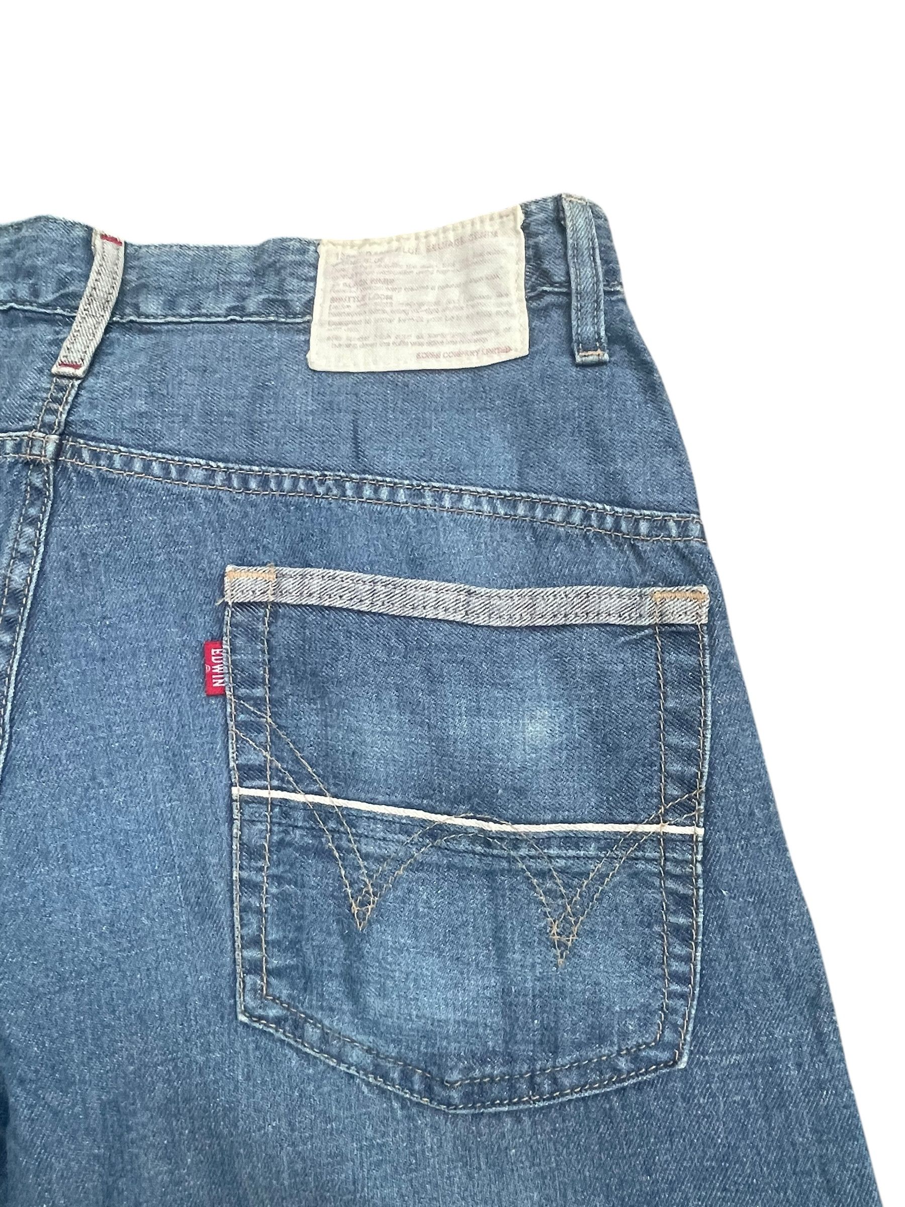 Edwin Vintage Edwin 505SS9 Grand Blue Selvedge Jeans Size US 33 - 5 Thumbnail
