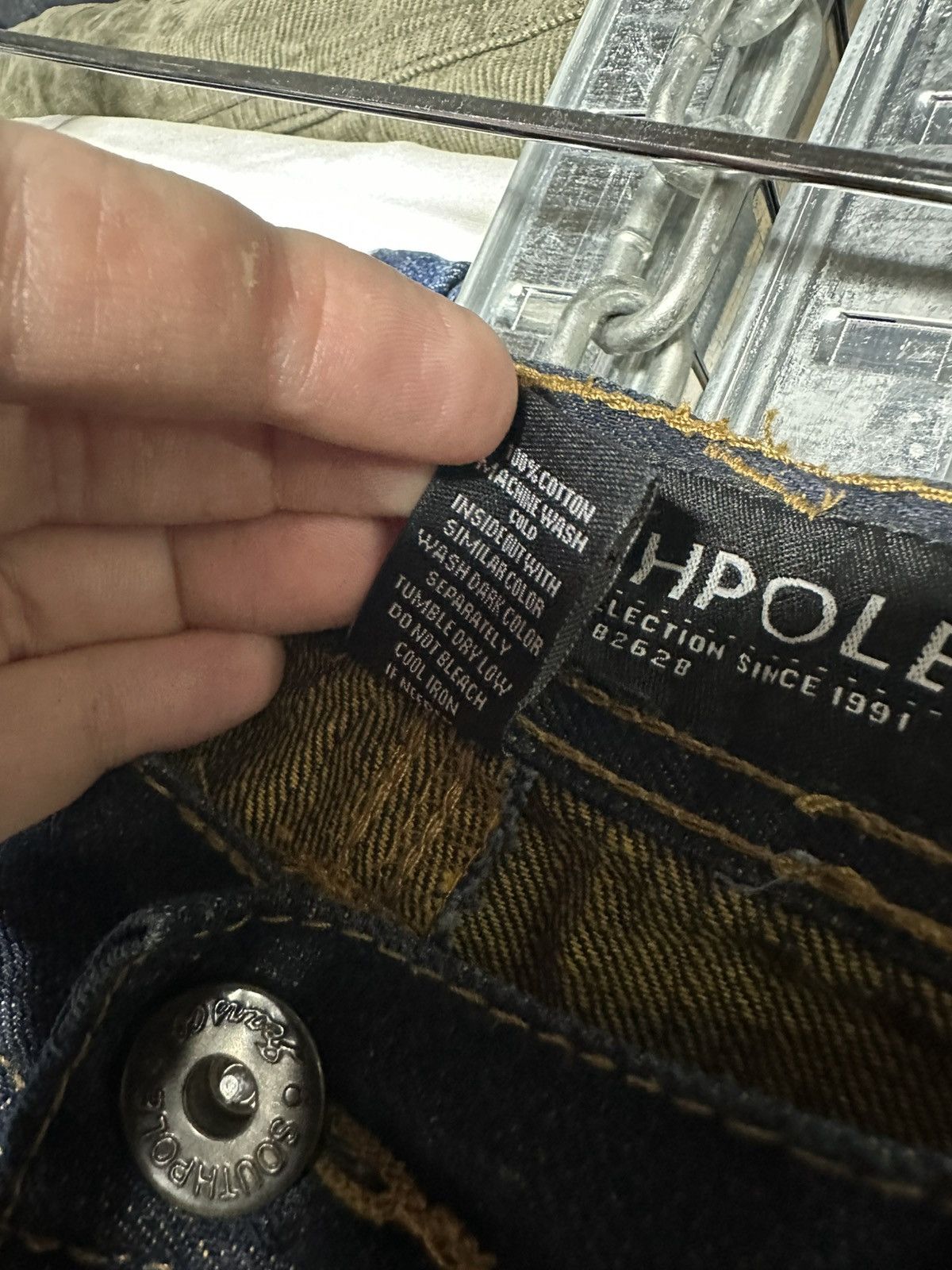 Southpole SouthPole 34 x 34 Crazy Vintage Y2K Skater Rap Jeans Pants Size US 34 / EU 50 - 14 Thumbnail