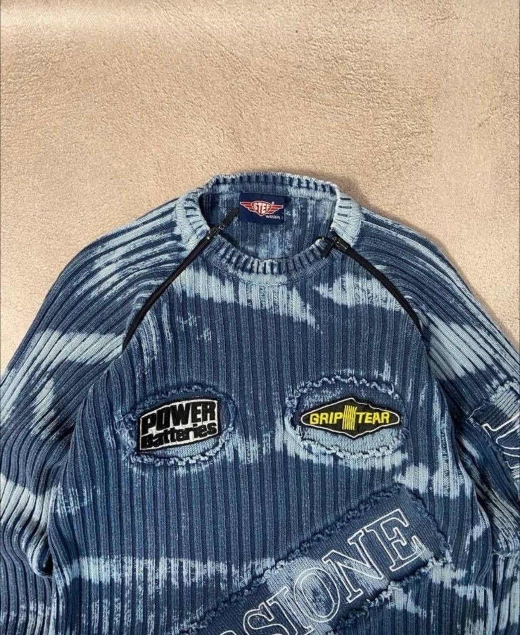 Japanese Brand × Vintage Vintage Diesel style faded LGB style distressed sweatshirt Size US L / EU 52-54 / 3 - 4 Thumbnail