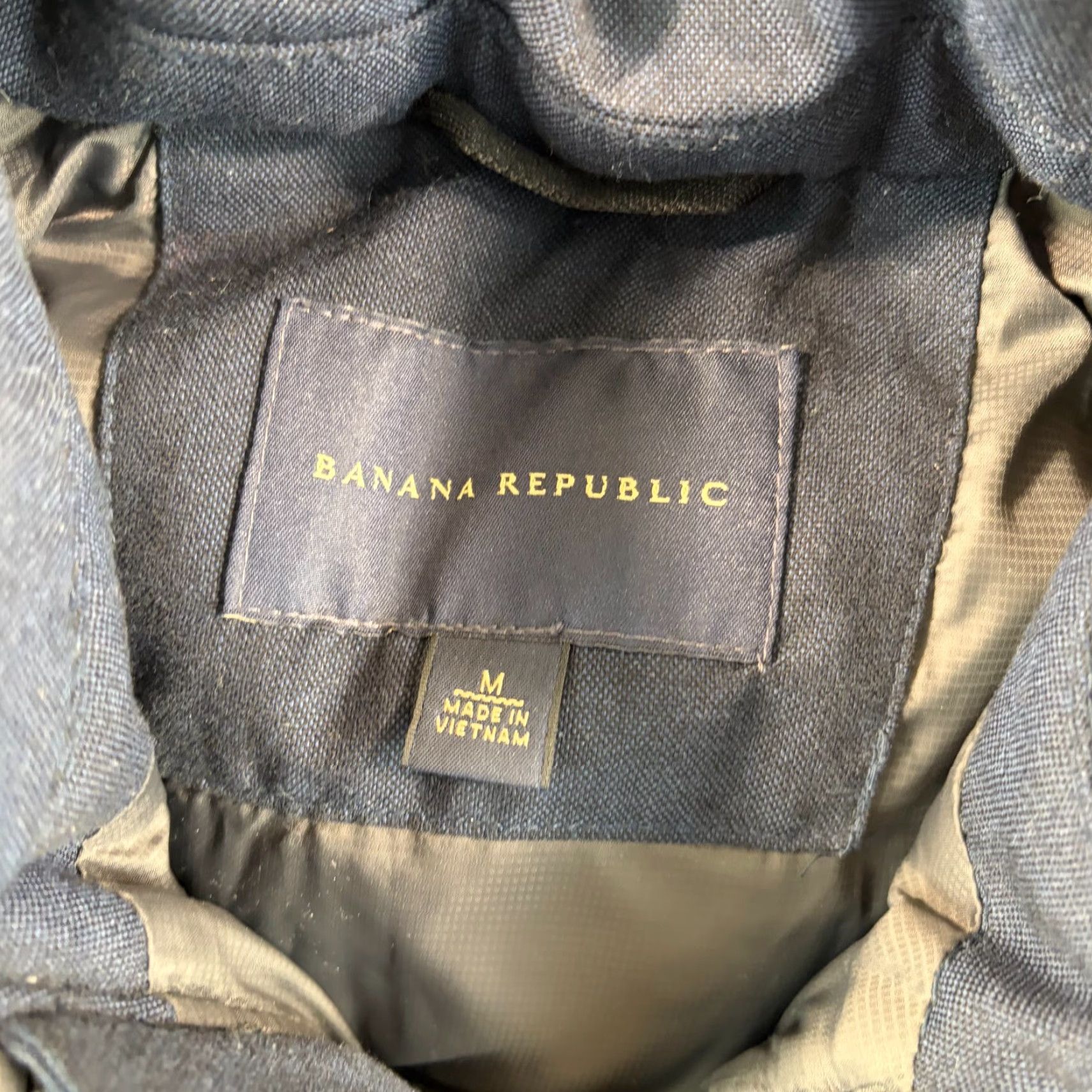 Banana Republic Banana Republic We Down Puffer Vest Navy Wool Blend Men M Zip Up NWOT Size US M / EU 48-50 / 2 - 2 Thumbnail