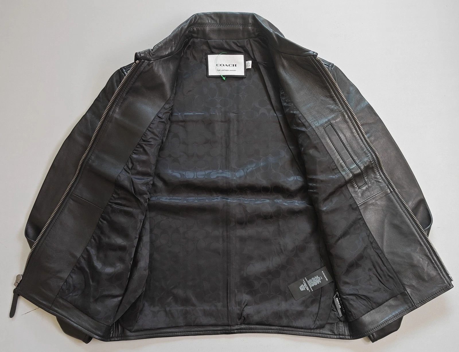Coach Coach Leather Jacket FTP 5060 Size US XS / EU 42 / 0 - 7 Thumbnail