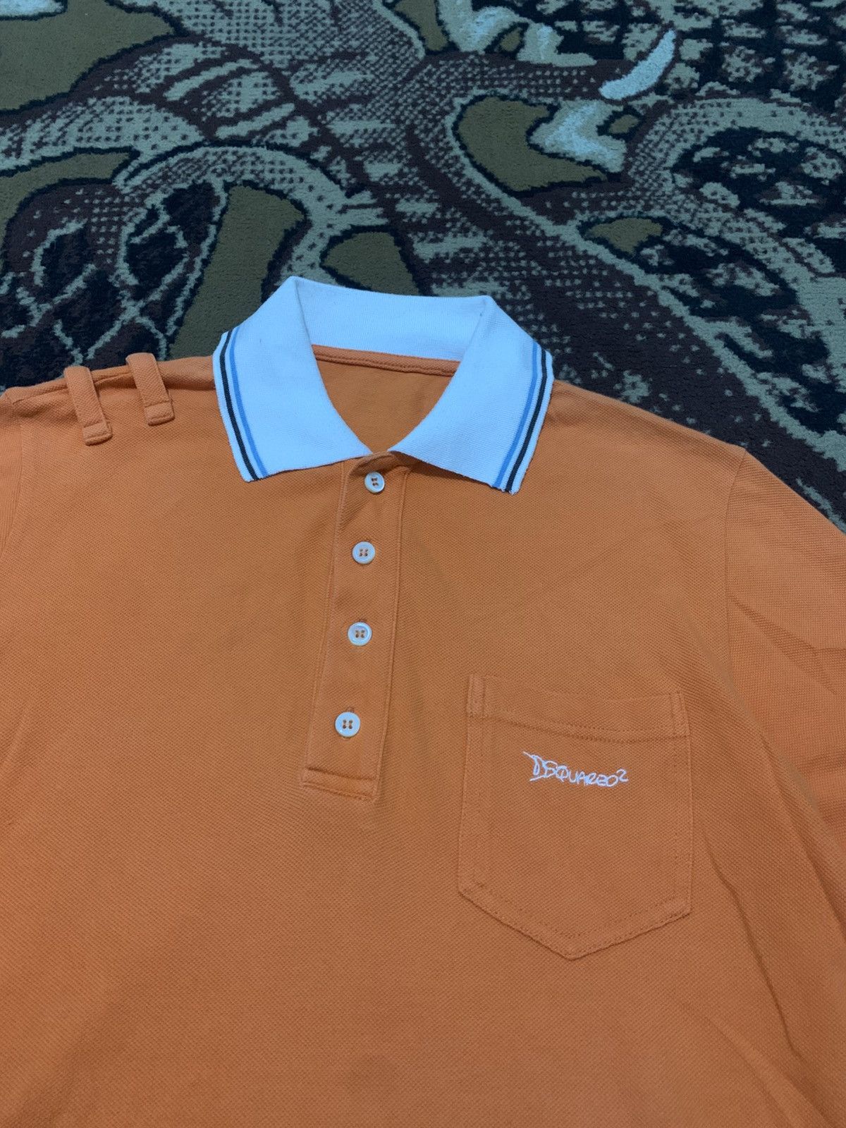 Dsquared2 Vintage Dsquared2 Polo Shirt Spellout Size M / US 6-8 / IT 42-44 - 2 Thumbnail
