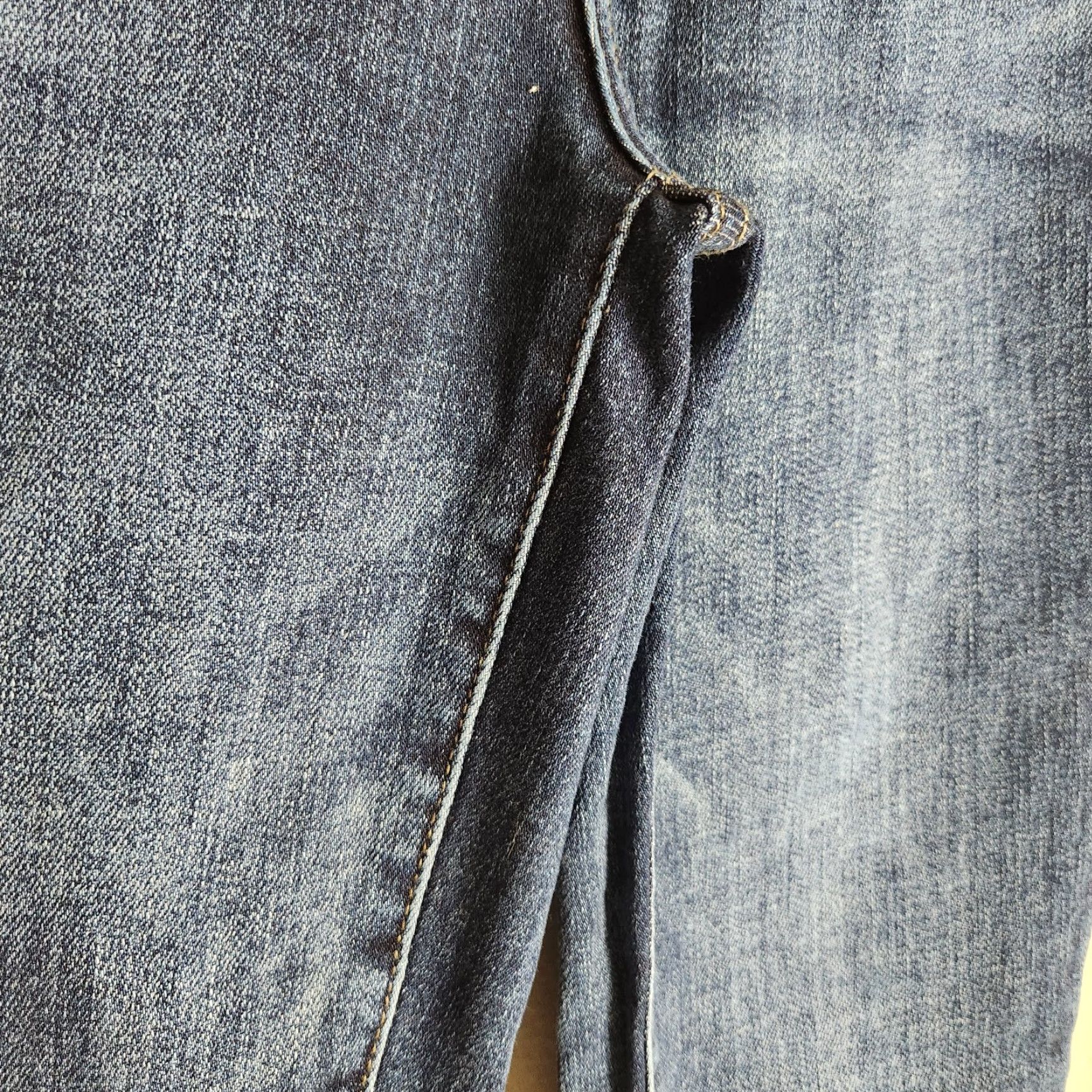 Vintage Judy Blue Jeans Womens Reese Control Top Dark Wash Skinny Mid Rise Inseam 28 Size 26-Blue, 5-Pocket, Regular, Denim, Cotton Blend, Distressed Size 4XL / US 24-26 - 3 Thumbnail