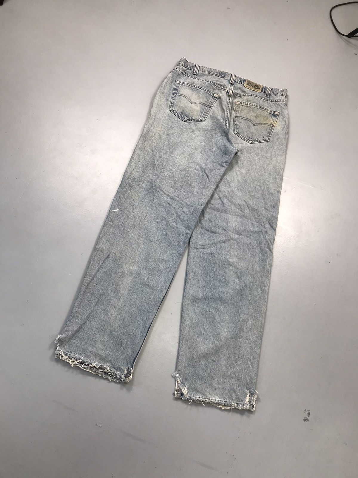 Vintage Levi’s silver tab damaged denim