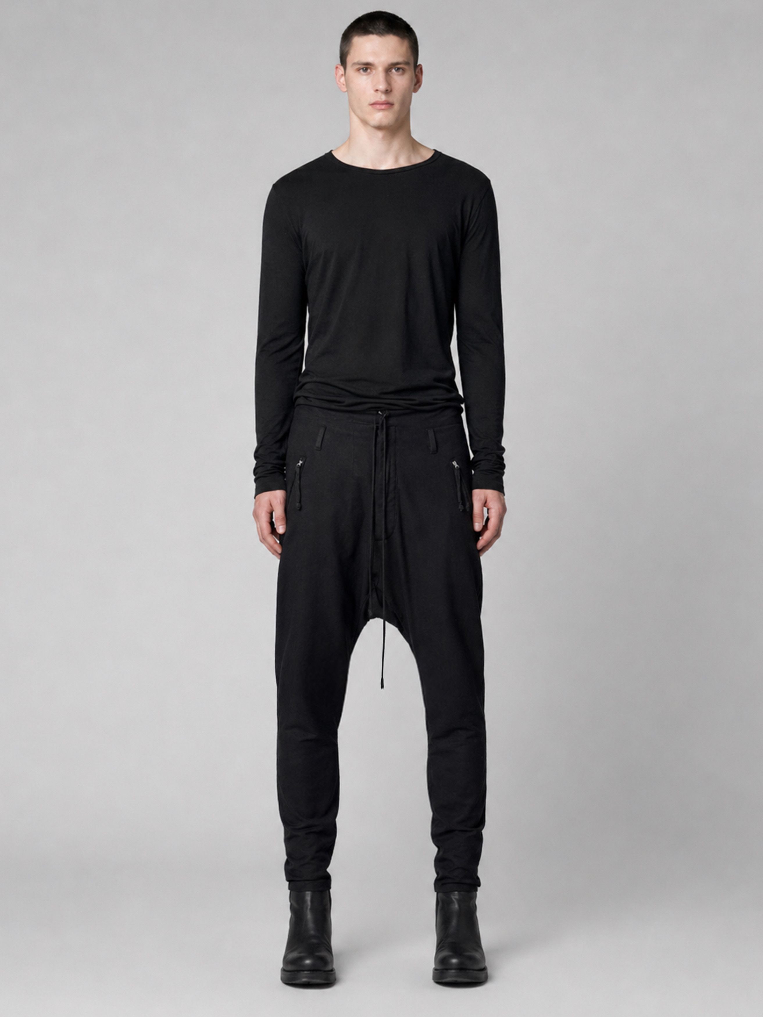 Damir Doma Wool Drop Crotch Zip Sarouel Trouser Size US 32 / EU 48 - 1 Thumbnail