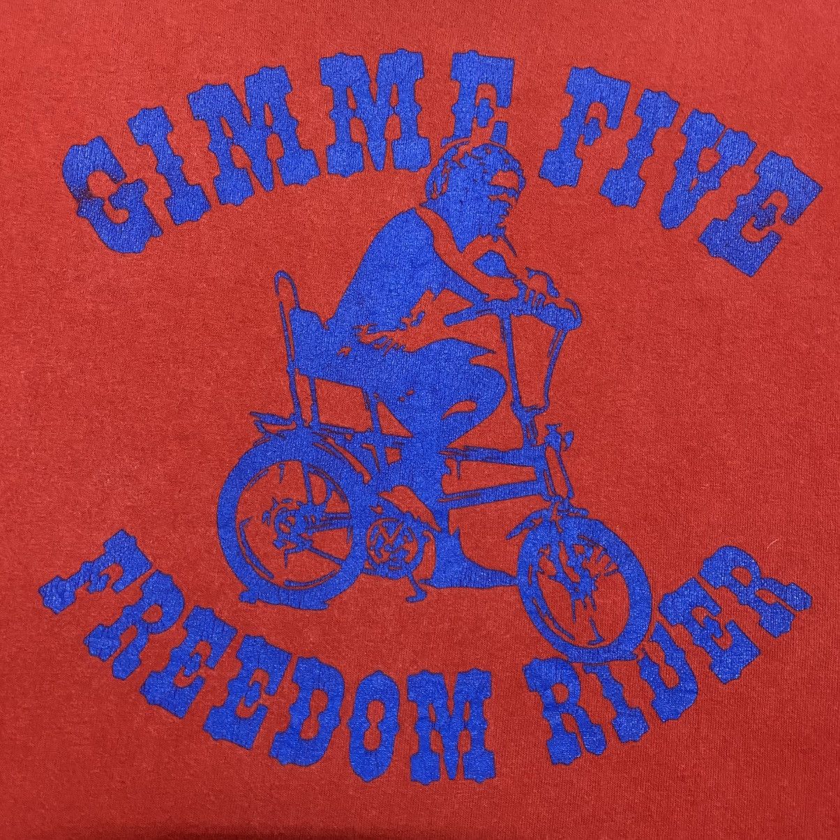 Gimme Five × Vintage Rare‼️🔥Vintage Gimme Five Freedom Rider T-Shirt Size US M / EU 48-50 / 2 - 9 Thumbnail
