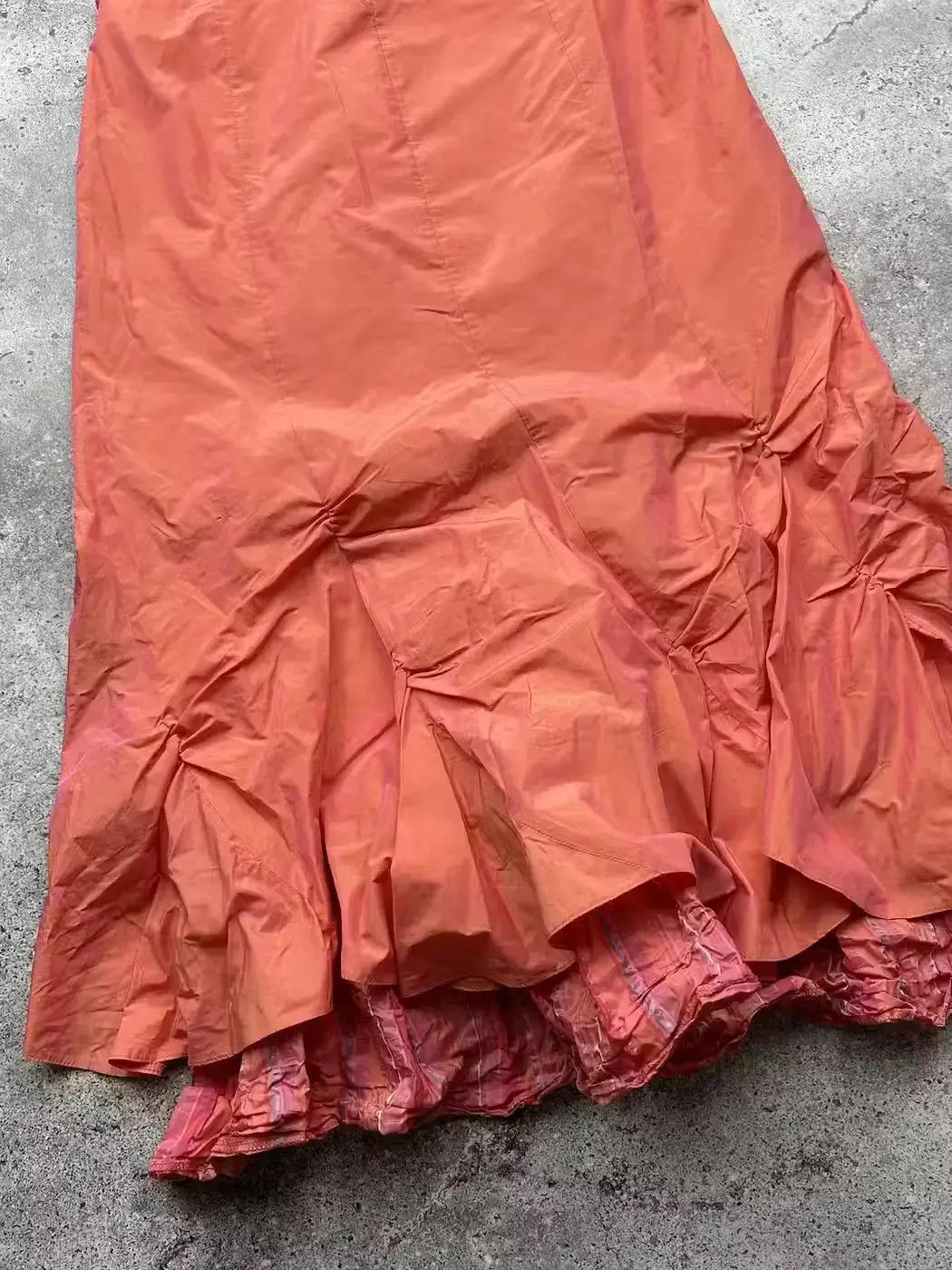 Japanese Brand Vintage Maxi Super Flare Skirt C107(V76)(E8) Size 30" / US 8 / IT 44 - 3 Thumbnail
