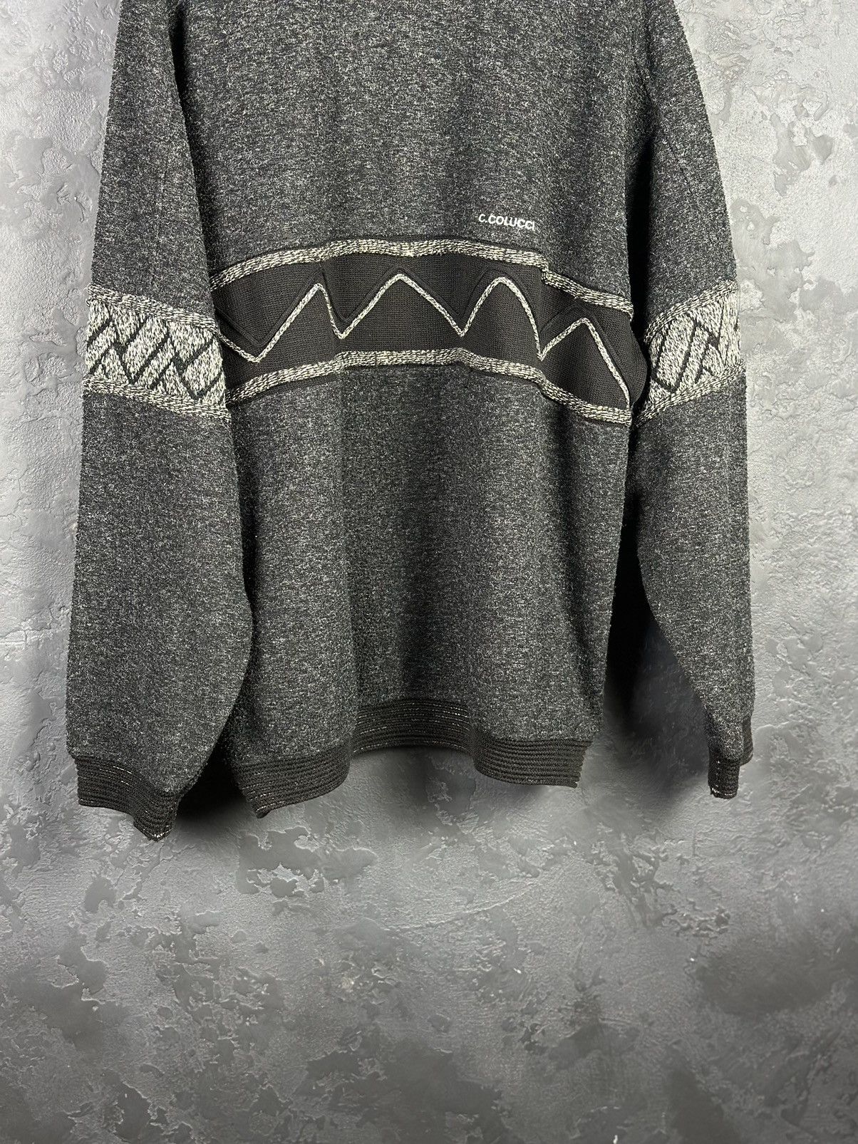 Carlo Colucci × Vintage Vintage rare 90s Carlo Colucci Sweater Size US L / EU 52-54 / 3 - 3 Thumbnail