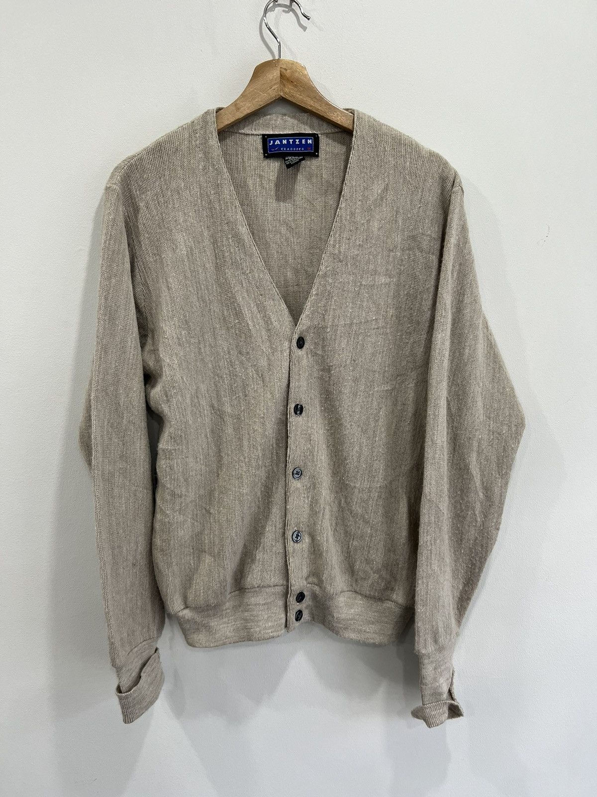 Vintage Vintage Cardigan Knit Sweater brown janzten Size US M / EU 48-50 / 2 - 1 Thumbnail