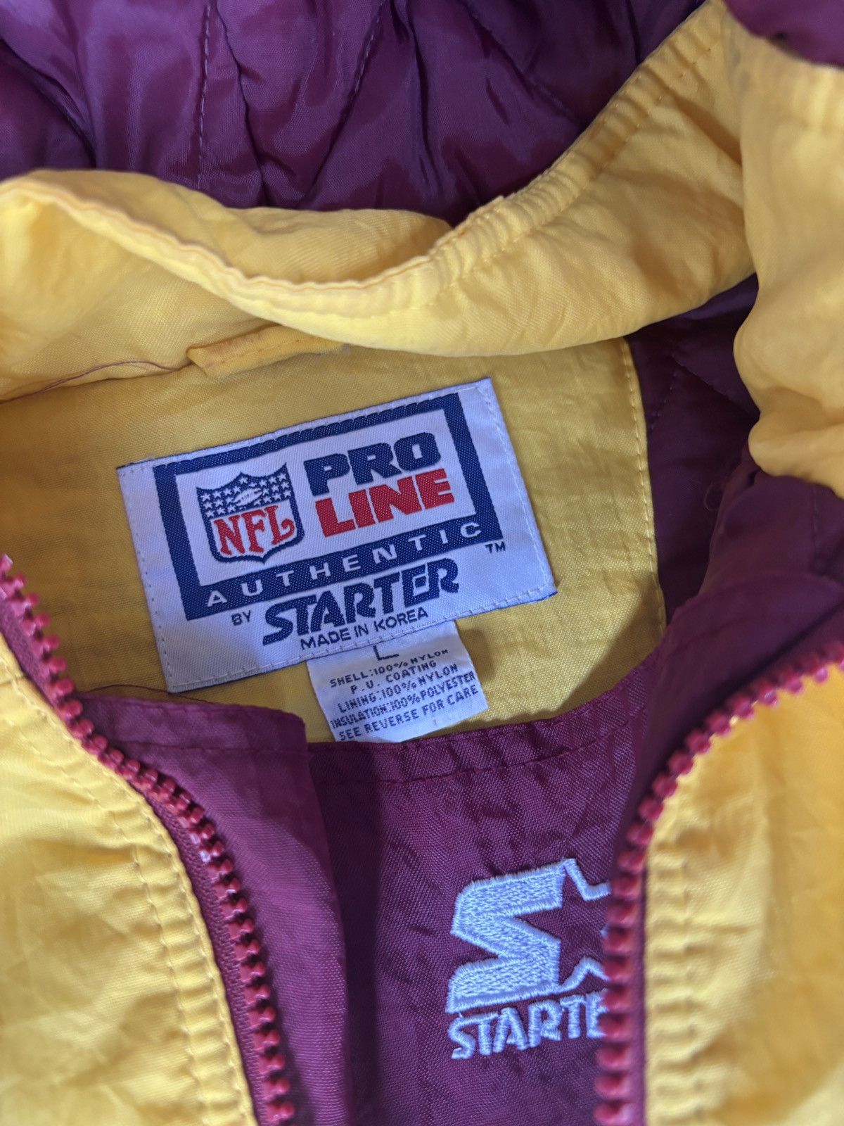 Other Insane 90s Starter Washington Redskins Jacket Size US L / EU 52-54 / 3 - 11 Thumbnail