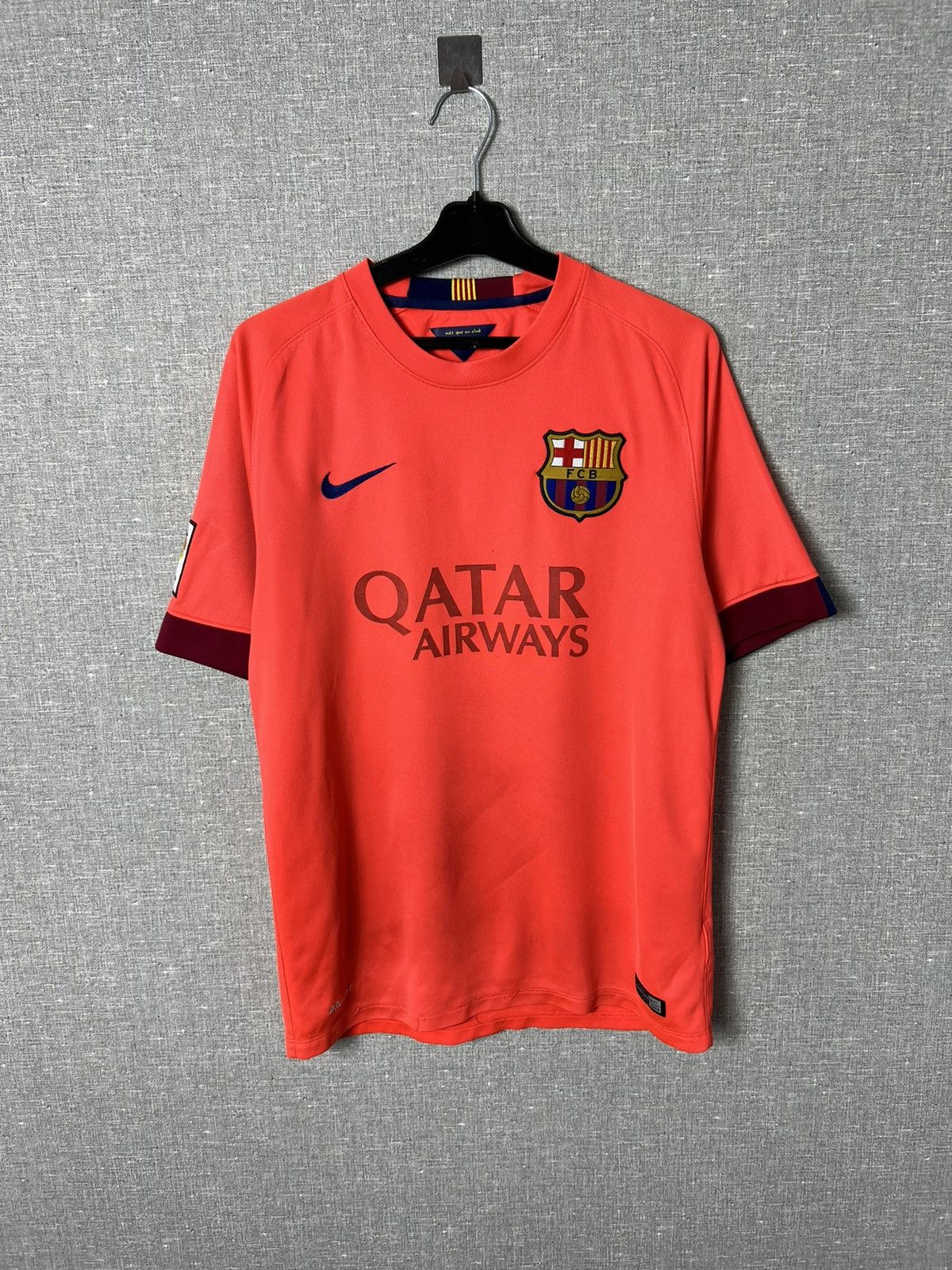 Nike Nike FC Barcelona 2014 - 2015 Away Football Soccer Jersey Size US M / EU 48-50 / 2 - 1 Thumbnail