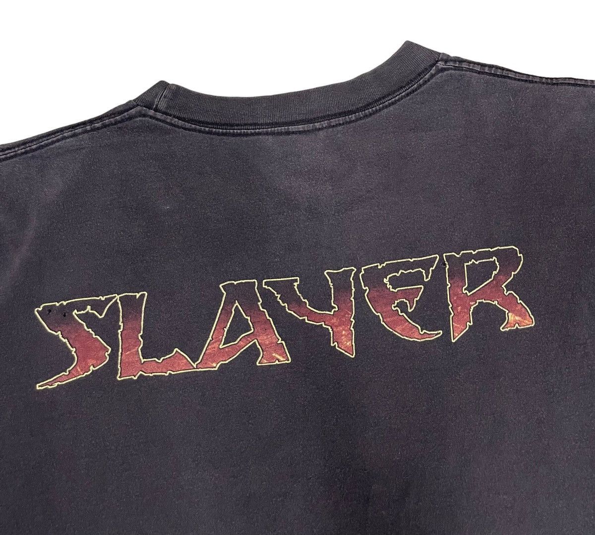 Band Tees Vintage Slayer Distressed tee Size US XXL / EU 58 / 5 - 6 Thumbnail