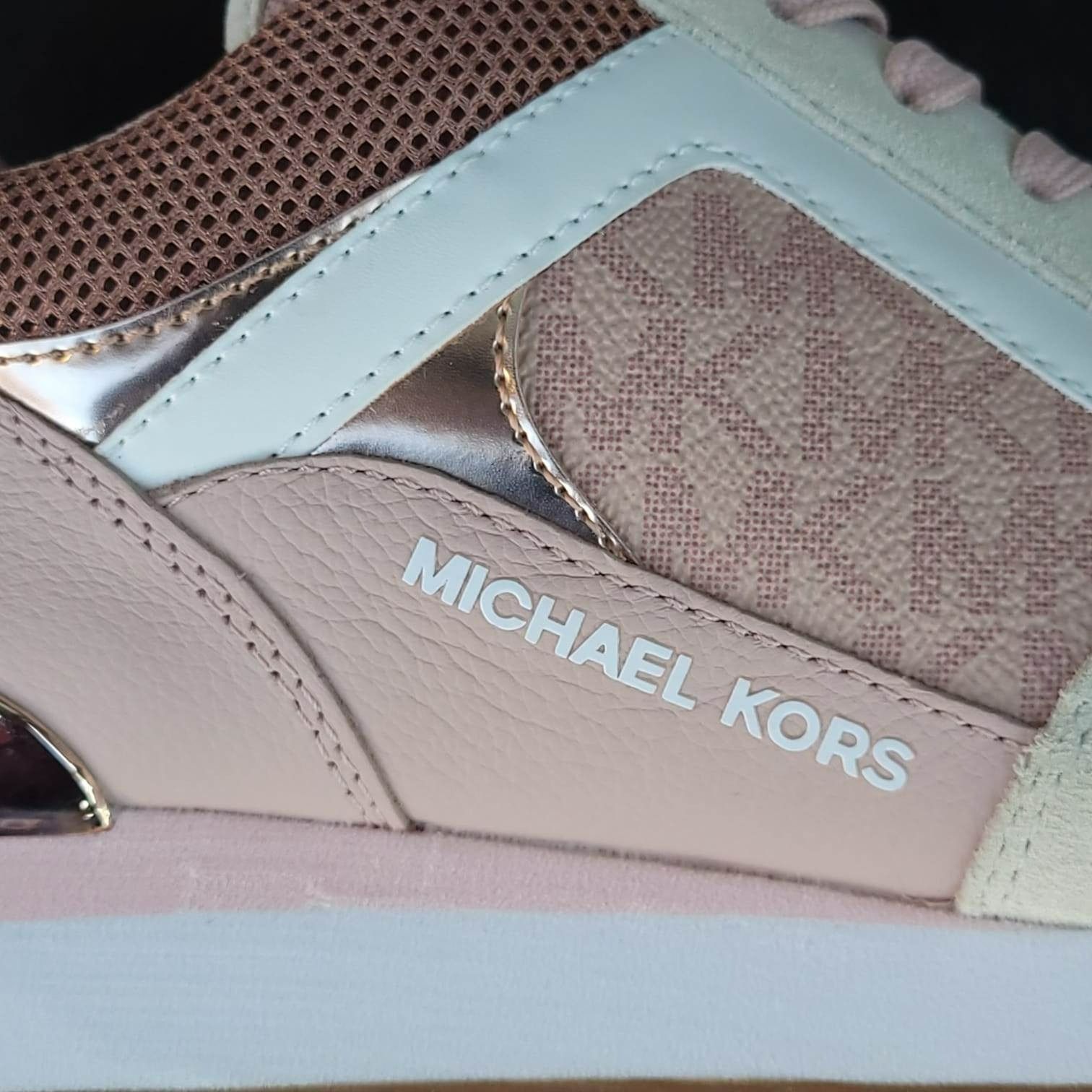 Michael Kors 🤩NEW 8.5 Michael Kors Womens Shoes Wilma Trainer Sneakers S Size US 8.5 / IT 38.5 - 9 Thumbnail