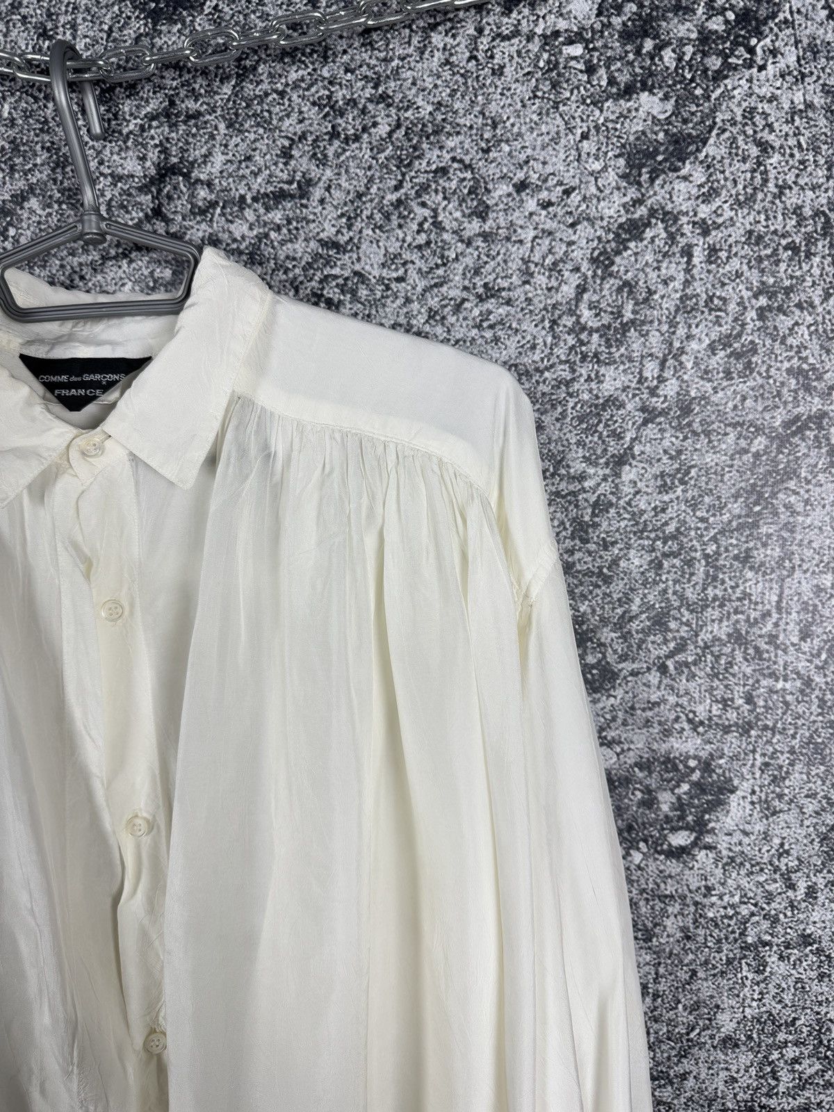 Comme des Garcons Vintage Comme Des Garcons Long Sleeve Designer Shirt Blouse Size ONE SIZE - 2 Thumbnail
