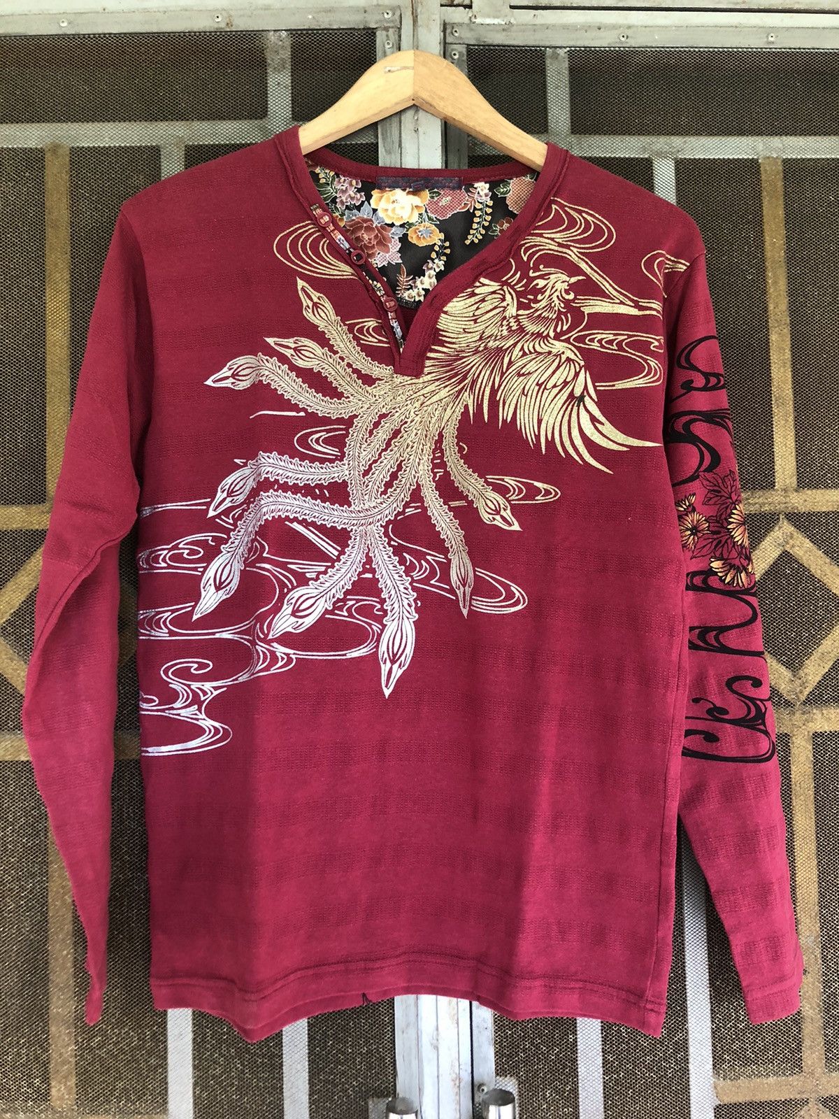 14th Addiction Sukajan Phoenix Longsleeve Size US M / EU 48-50 / 2 - 3 Thumbnail