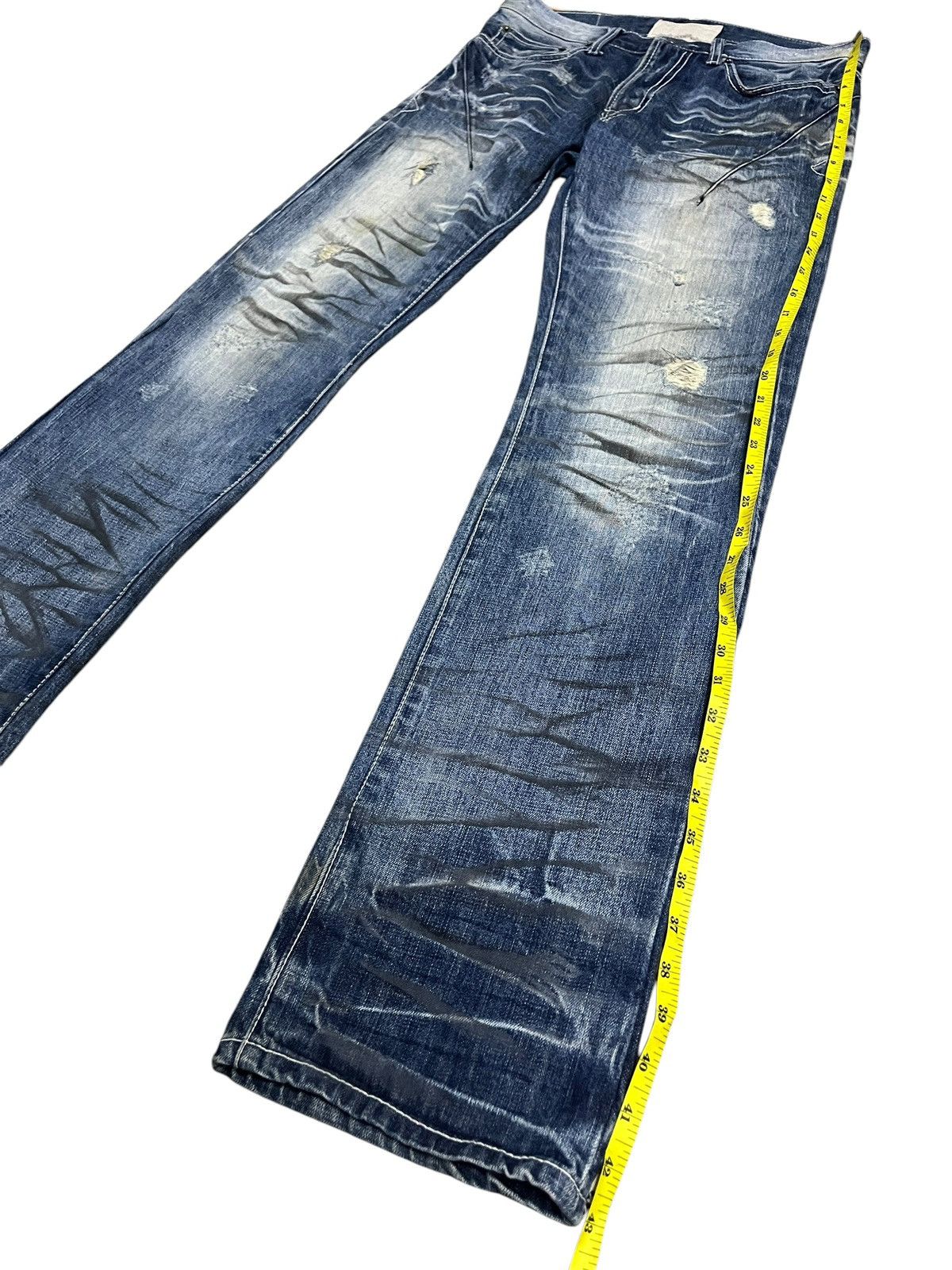 Neutral Infinity Clawmark Seditionaries Distressed Denim