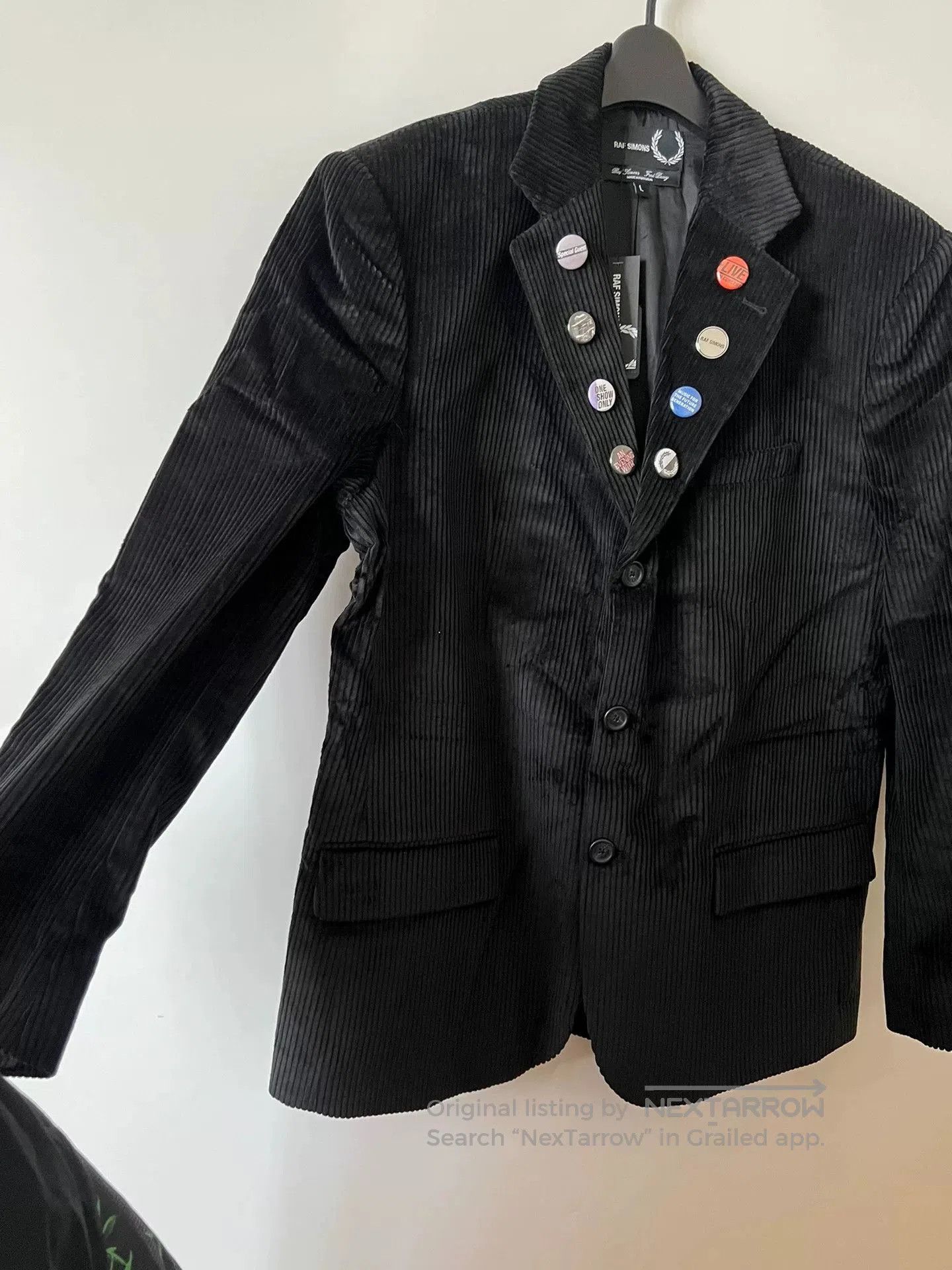 Raf Simons Raf Simons x Fred Perry Corduroy Blazer. Size US L / EU 52-54 / 3 - 9 Thumbnail