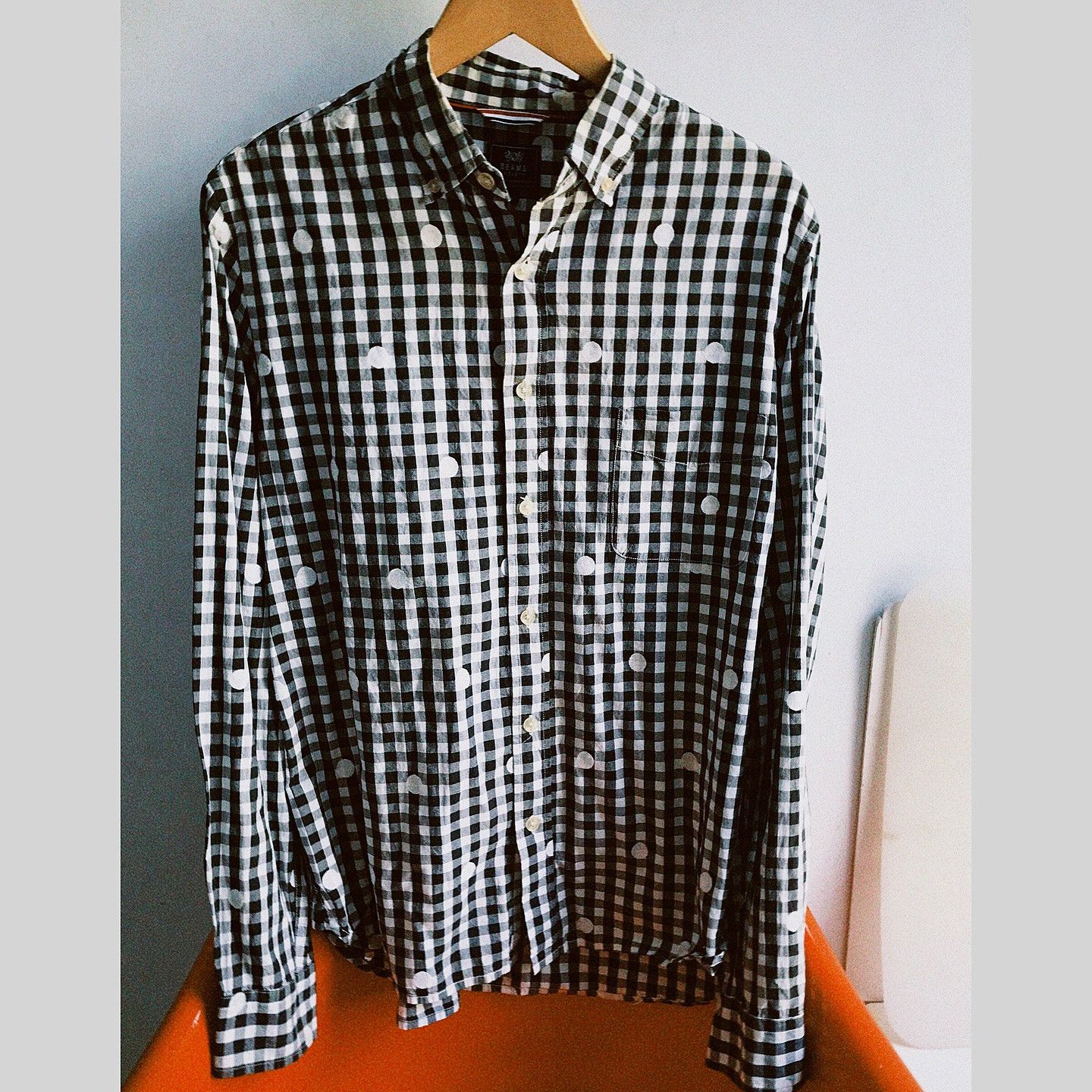 Beams Plus Beams Heart Tartan Black gingham and Polkadot Shirt Size US L / EU 52-54 / 3 - 1 Thumbnail
