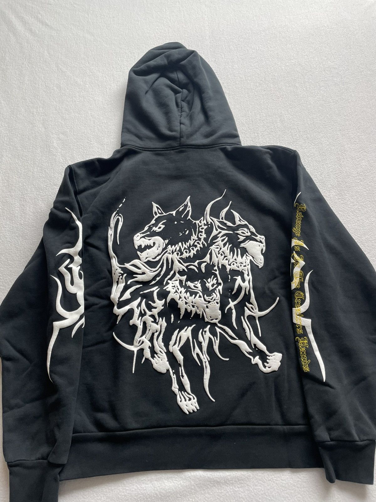 Revenge Revenge Yellow Lightning Cerberus Hoodie Size US S / EU 44-46 / 1 - 1 Thumbnail