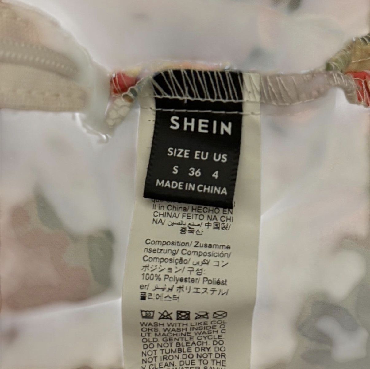 Shein Pink and white floral mini dress Size S / US 4 / IT 40 - 3 Thumbnail