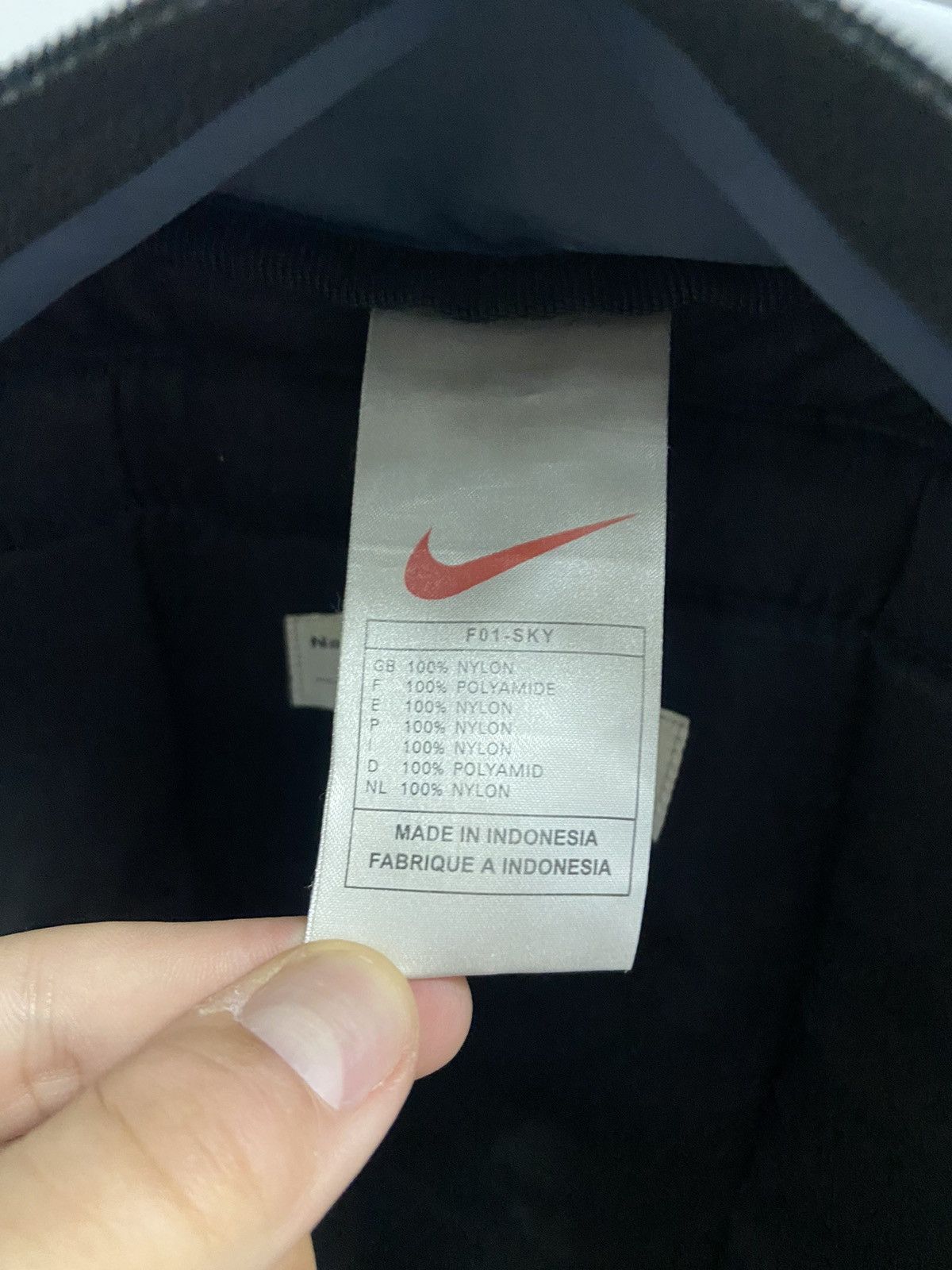 Nike Backpack Bag Vintage Big Swoosh Logo 55 90s Style