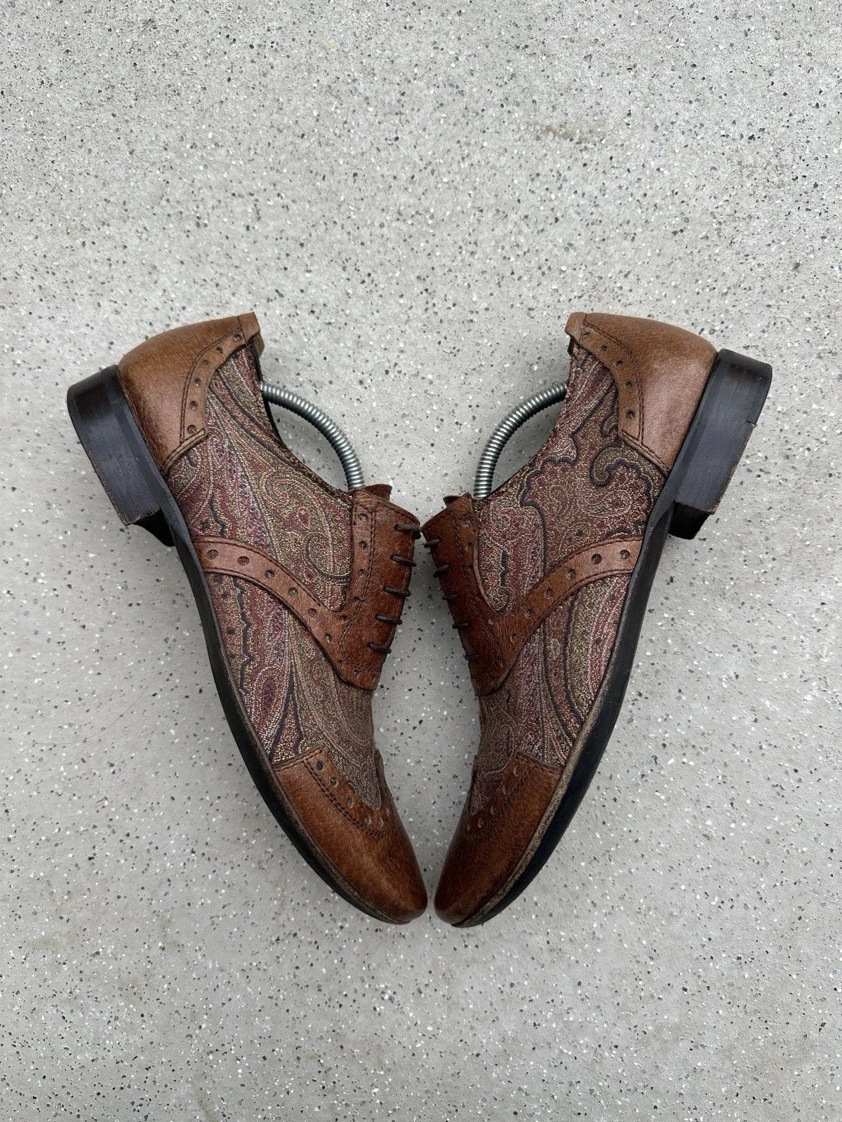 Etro Mens Etro Paisley Shoes Oxford Size 41 Size US 8 / EU 41 - 2 Thumbnail